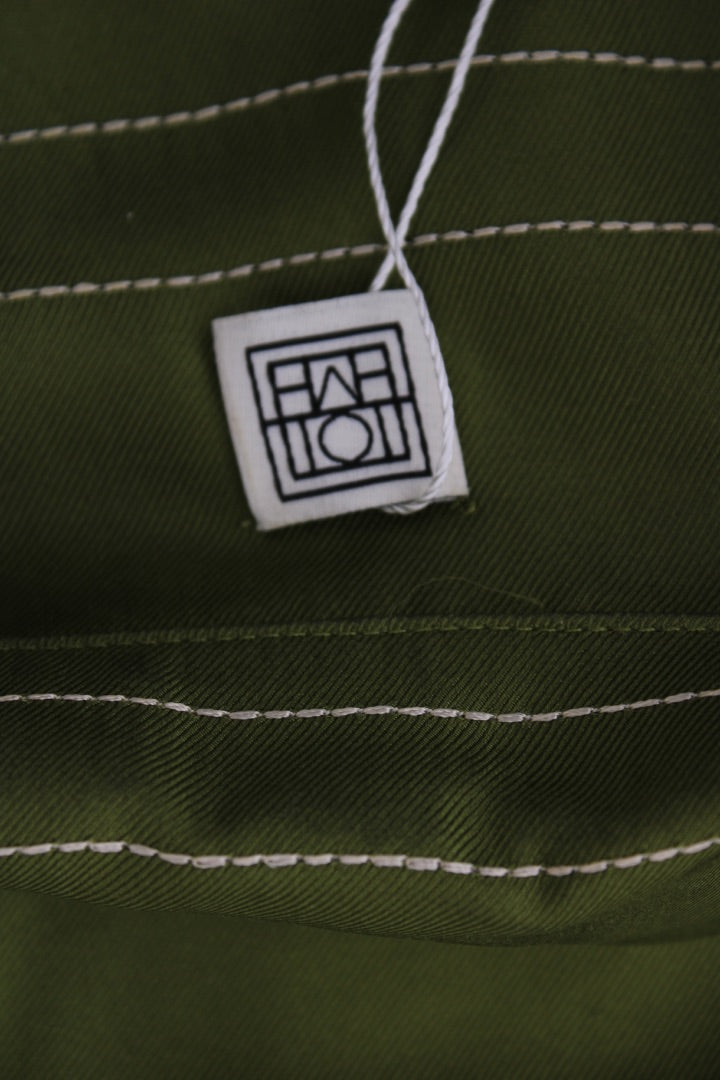 Toteme Monogram Trouser Co-ord Green/ White 8/10