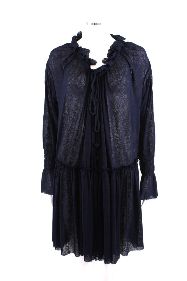 See By Chloe L/S Tunic Dress Navy S