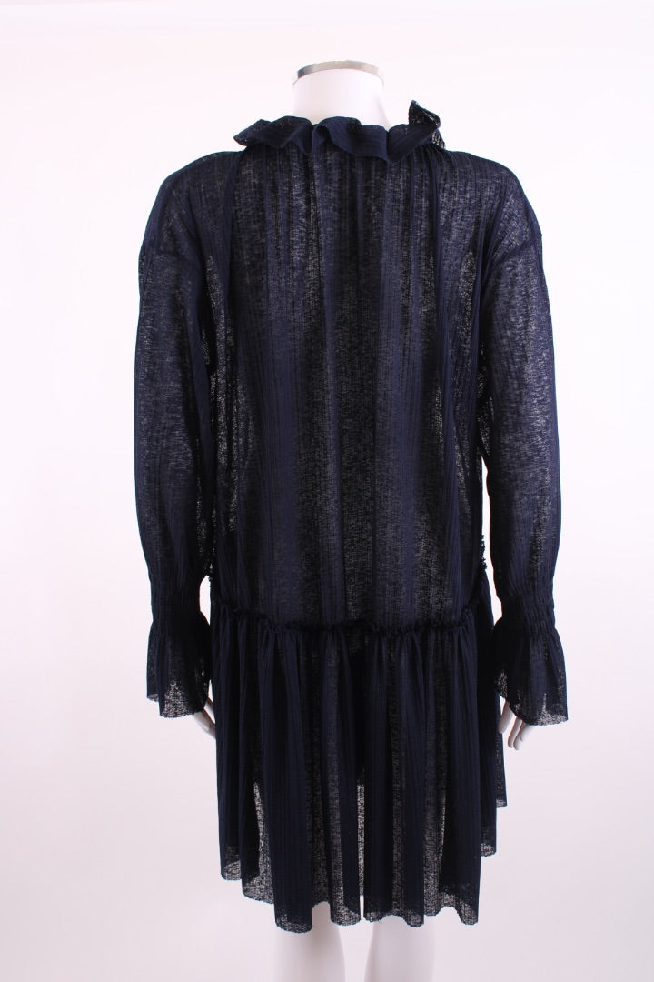 See By Chloe L/S Tunic Dress Navy S