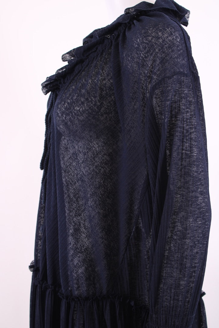 See By Chloe L/S Tunic Dress Navy S