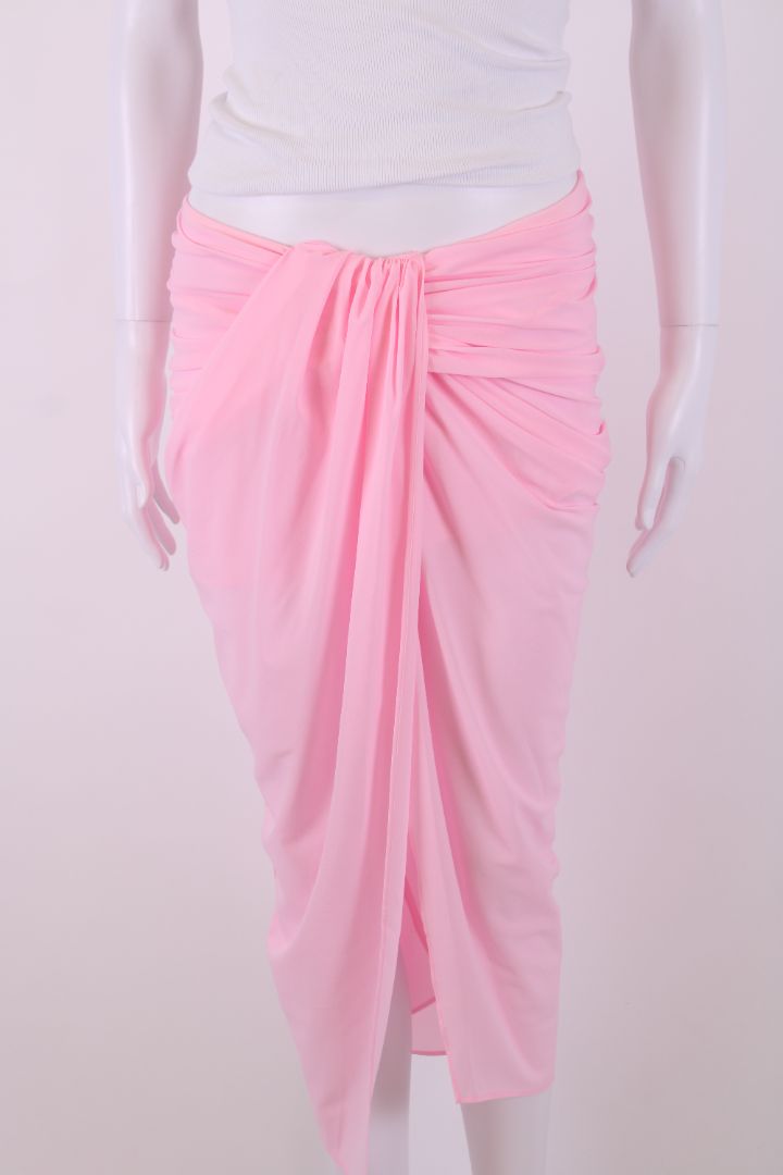 Jacquemus Draped Skirt Pink 8