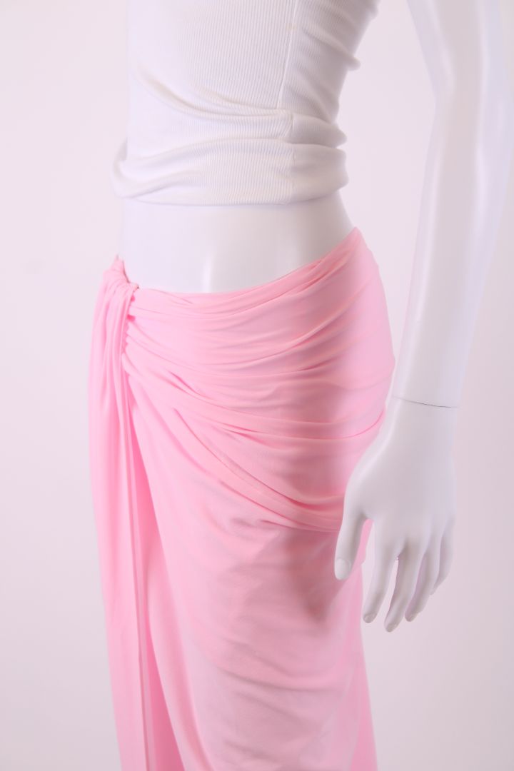 Jacquemus Draped Skirt Pink 8