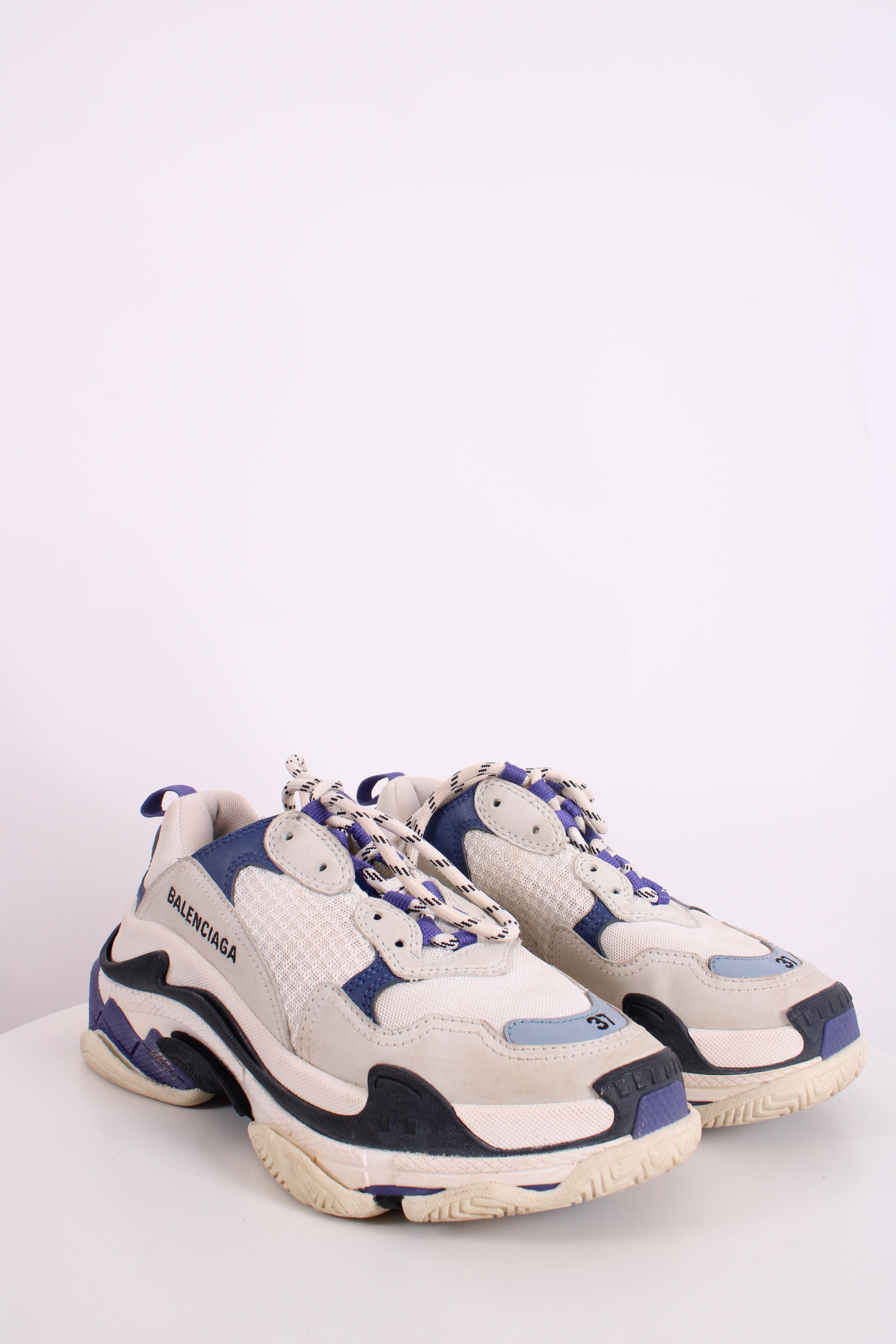 Balenciaga Triple S Trainers Purple/white/black 37