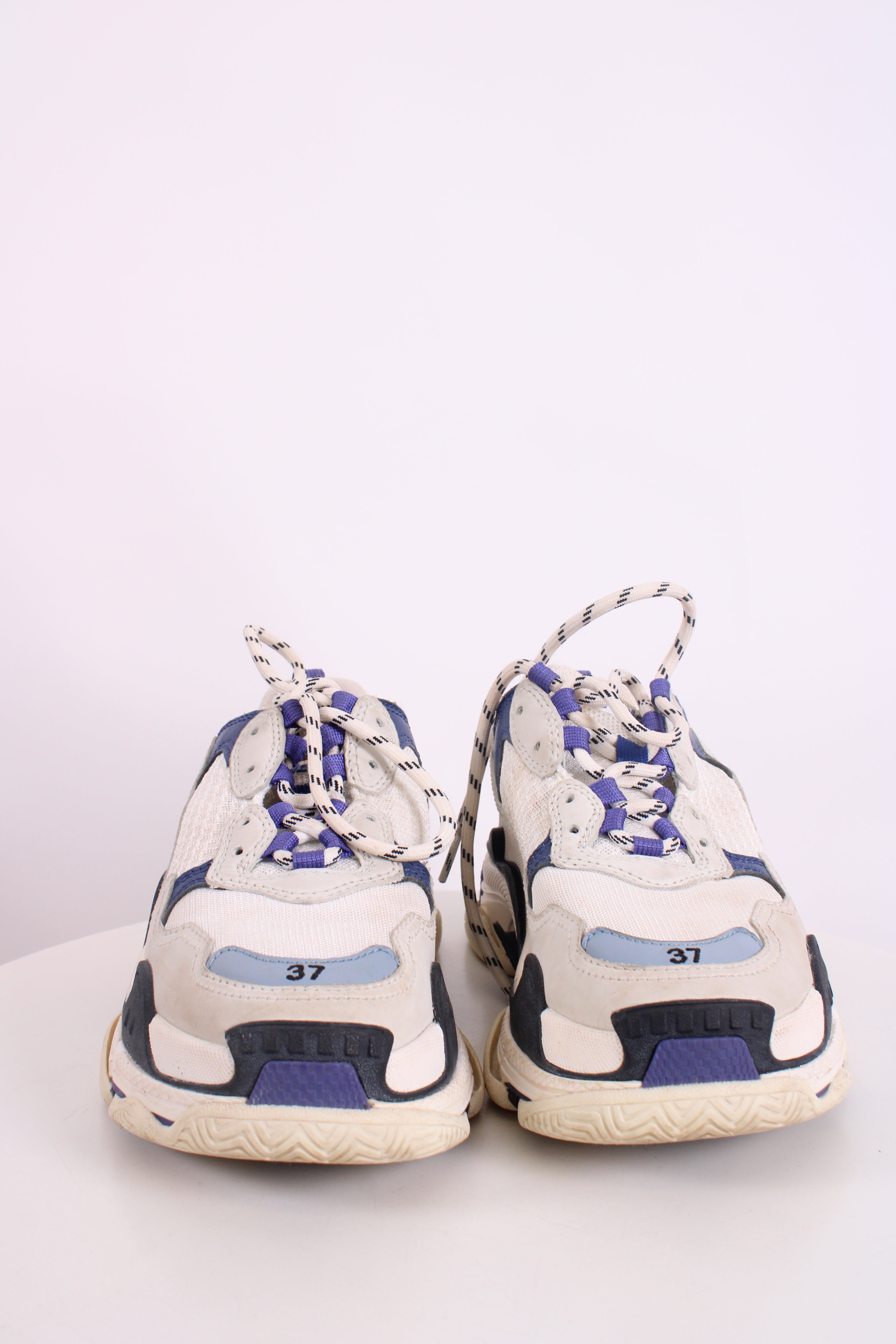 Balenciaga Triple S Trainers Purple/white/black 37