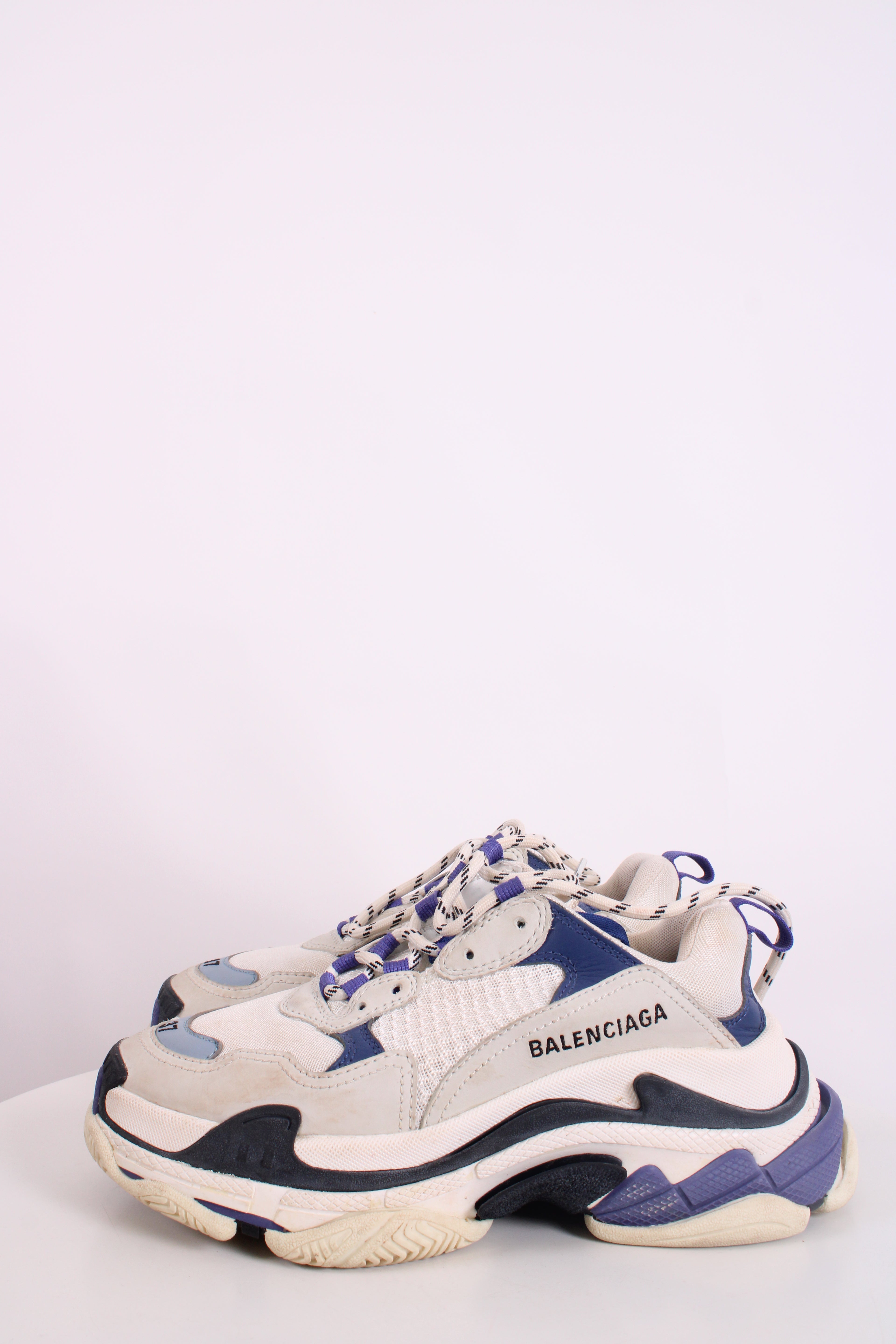 Balenciaga Triple S Trainers Purple/white/black 37