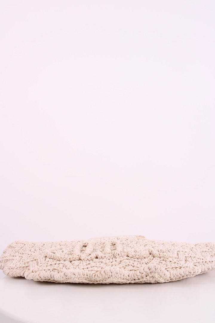 Chloe Paravent Crochet Bag Cream