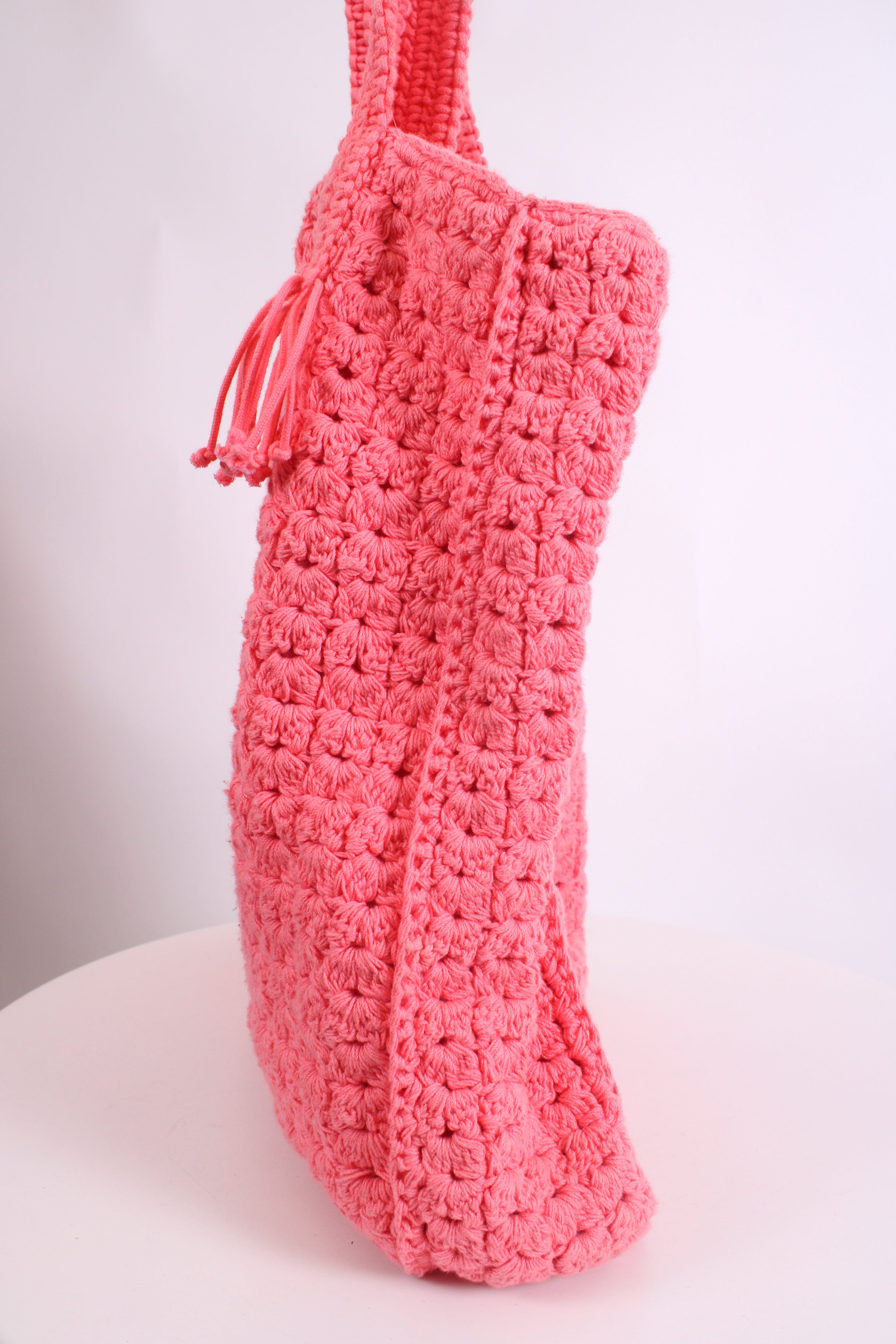 Zimmermann Crochet Tote Bag Coral