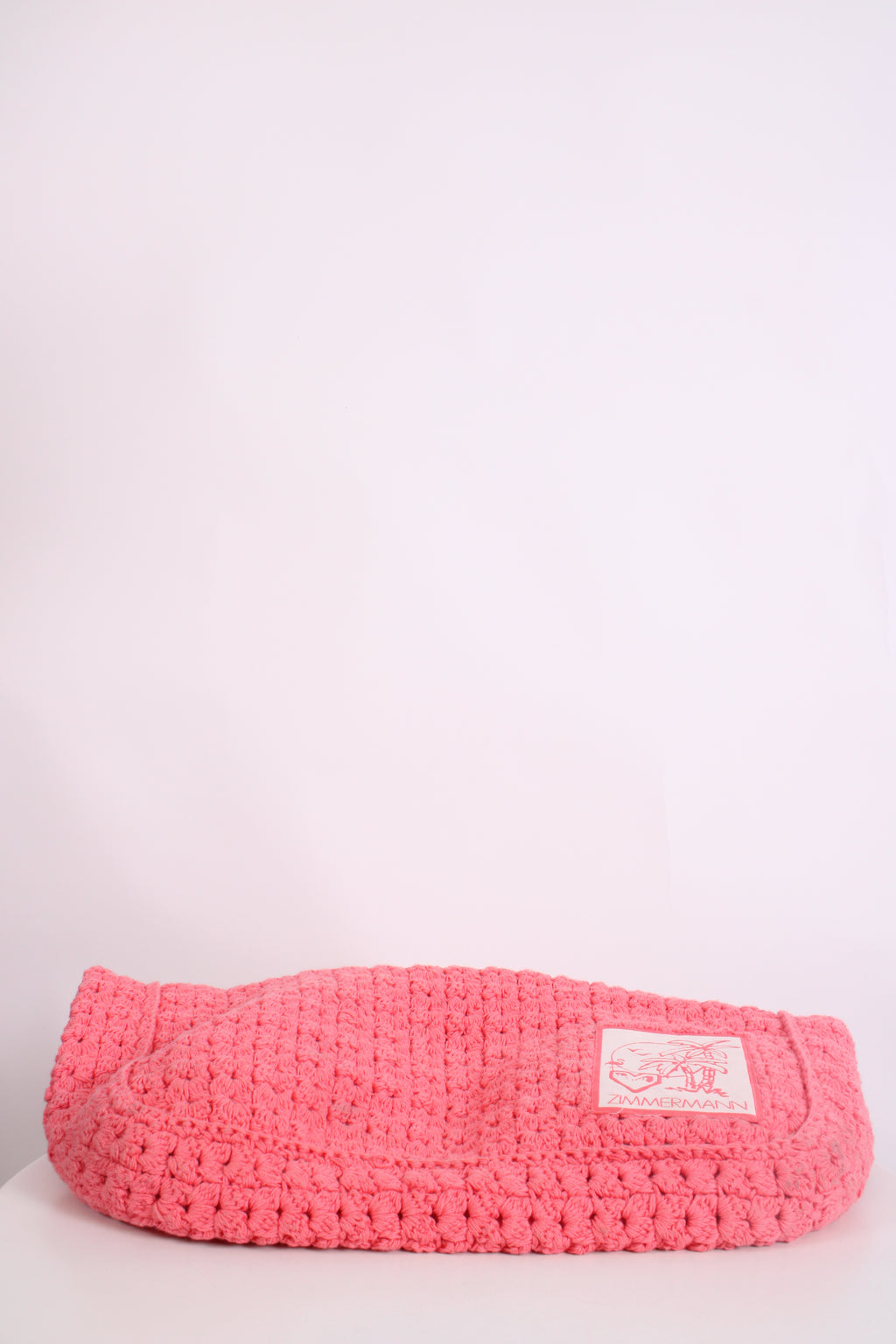 Zimmermann Crochet Tote Bag Coral