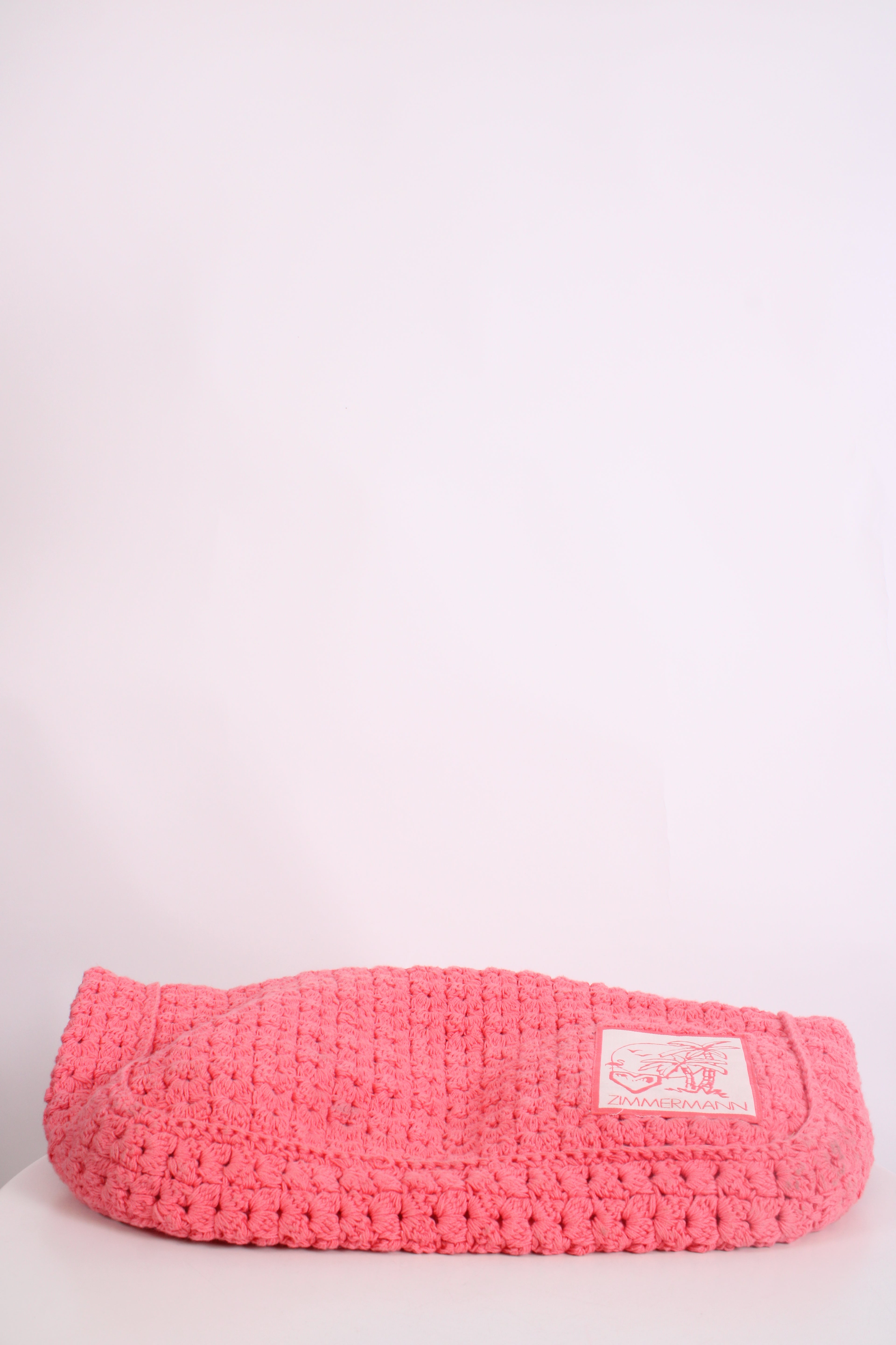 Zimmermann Crochet Tote Bag Coral