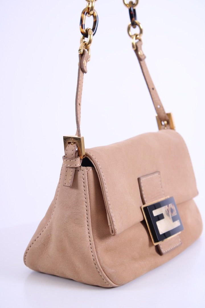 Fendi Mama Forever Mini Bag Metallic Beige