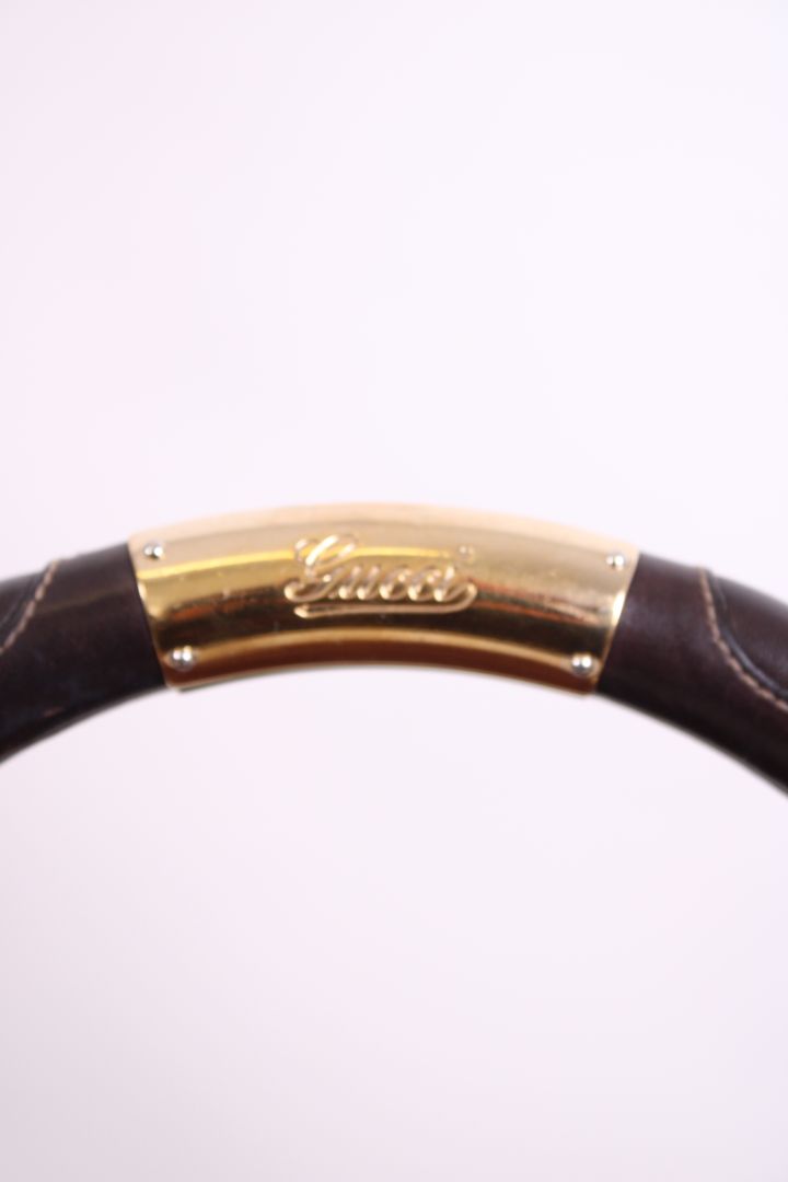 Gucci Indy Hobo Tassel Bag Brown