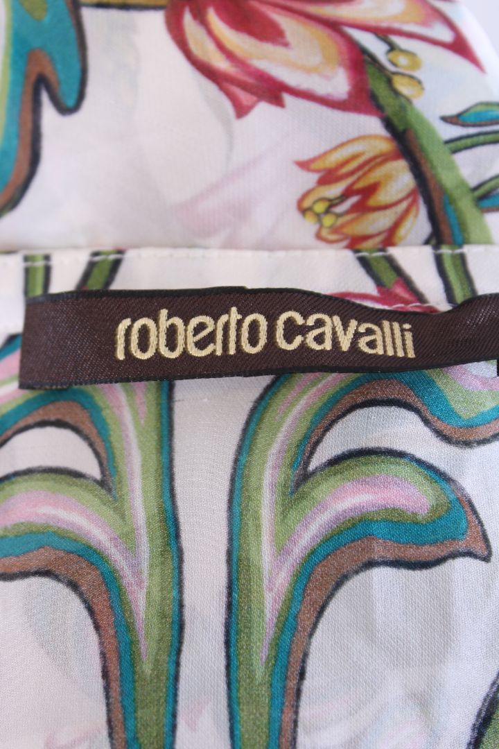 Roberto Cavalli Blouse Cream Floral 14