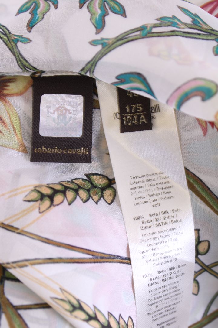 Roberto Cavalli Blouse Cream Floral 14