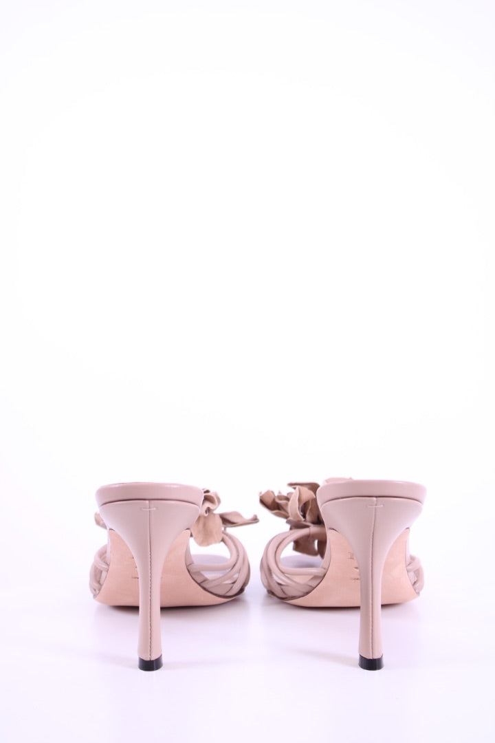Christian Dior Blossom Mule Heels Nude 39
