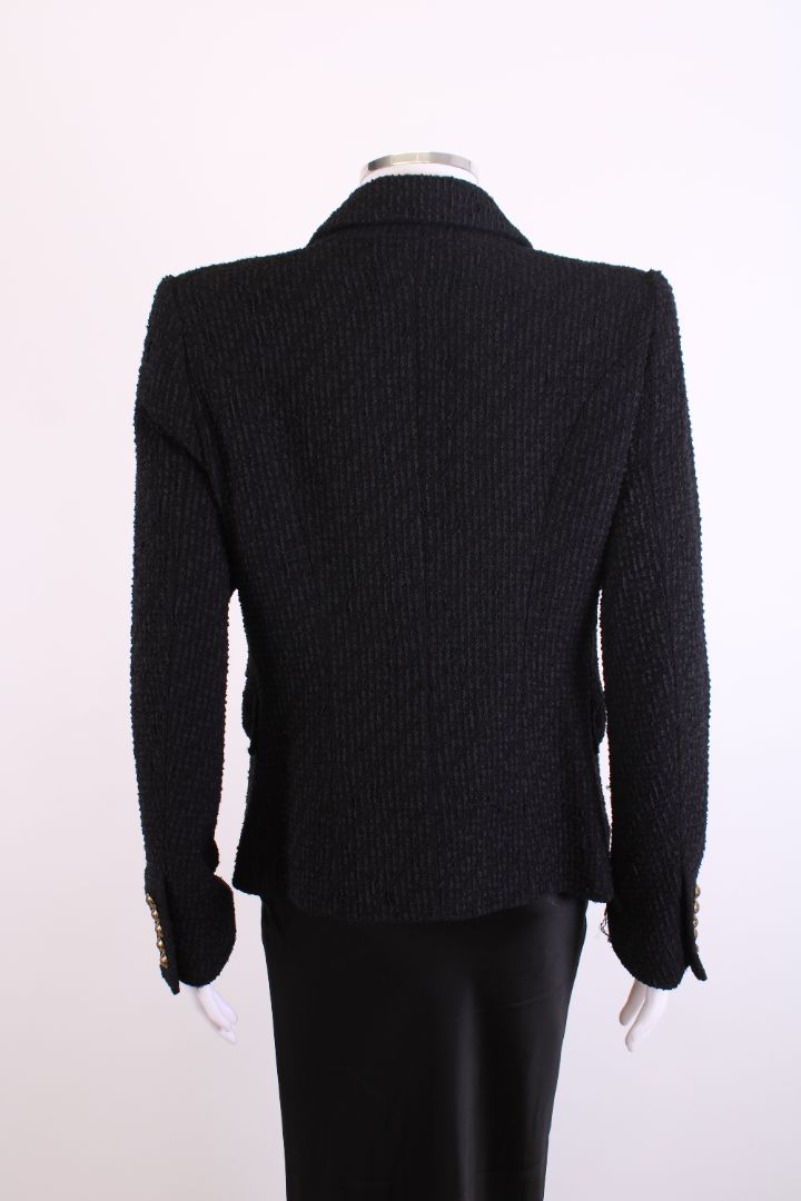 Balmain Boucle Jacket Black
