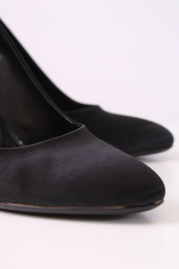 Prada Satin Heels Black 38
