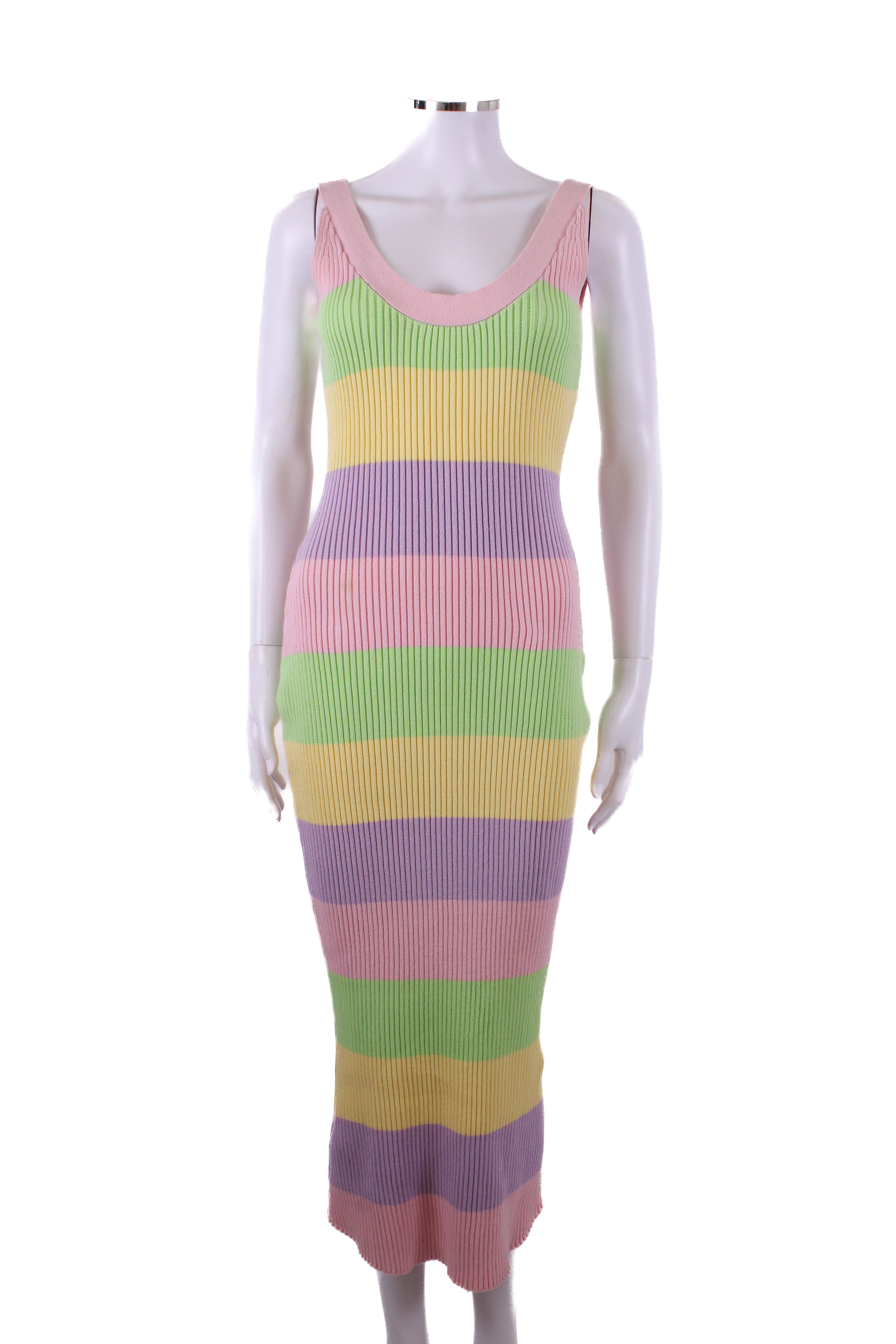 Olivia Rubin Knitted Bodycon Maxi Dress Multicolour XS