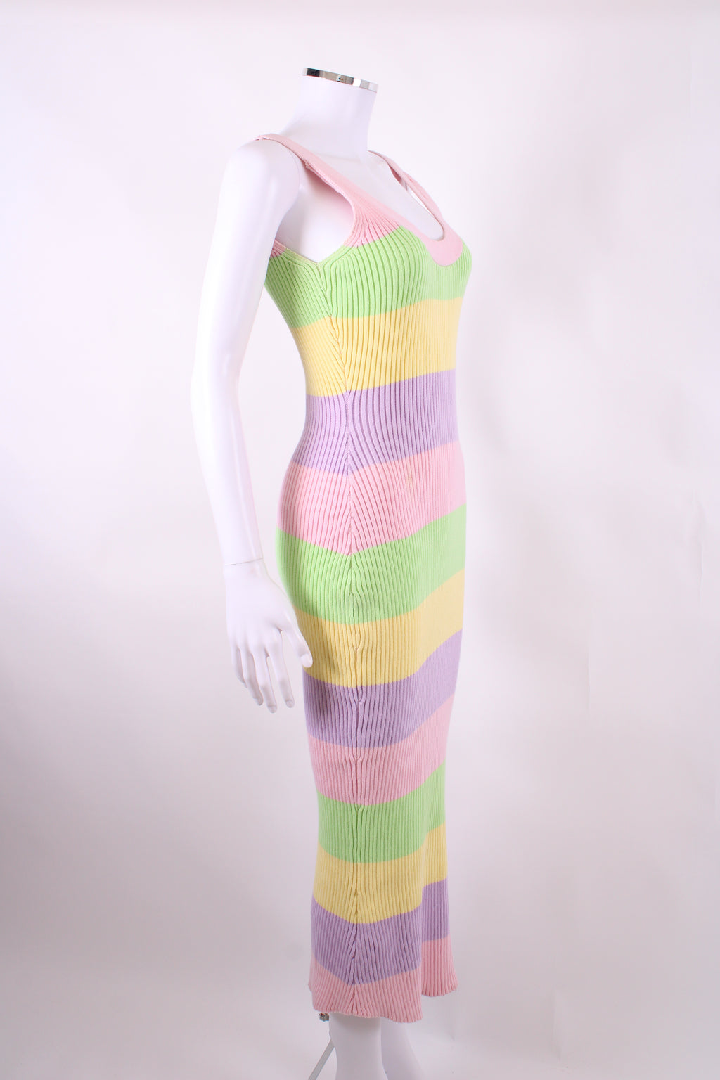Olivia Rubin Knitted Bodycon Maxi Dress Multicolour XS