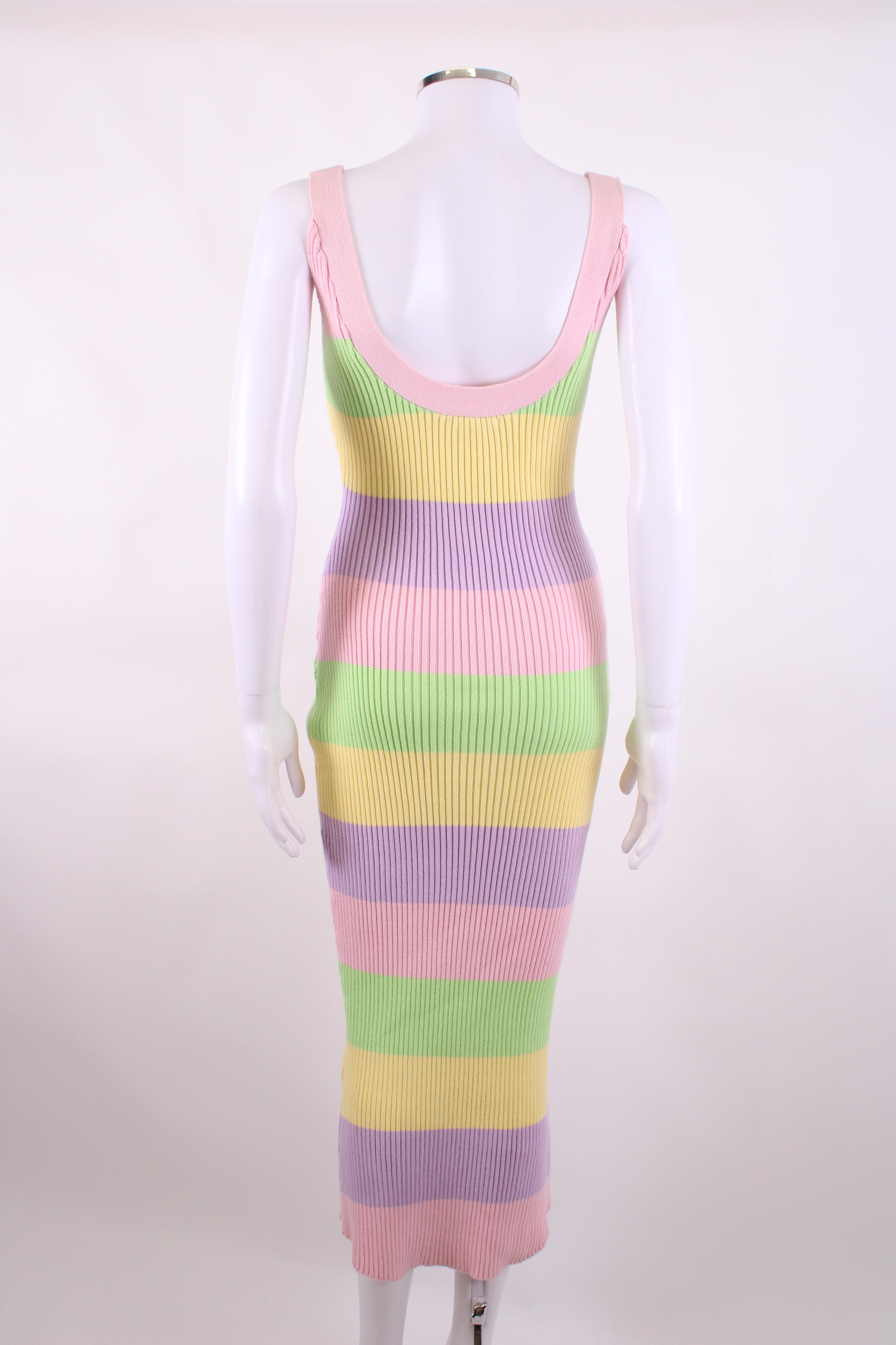 Olivia Rubin Knitted Bodycon Maxi Dress Multicolour XS