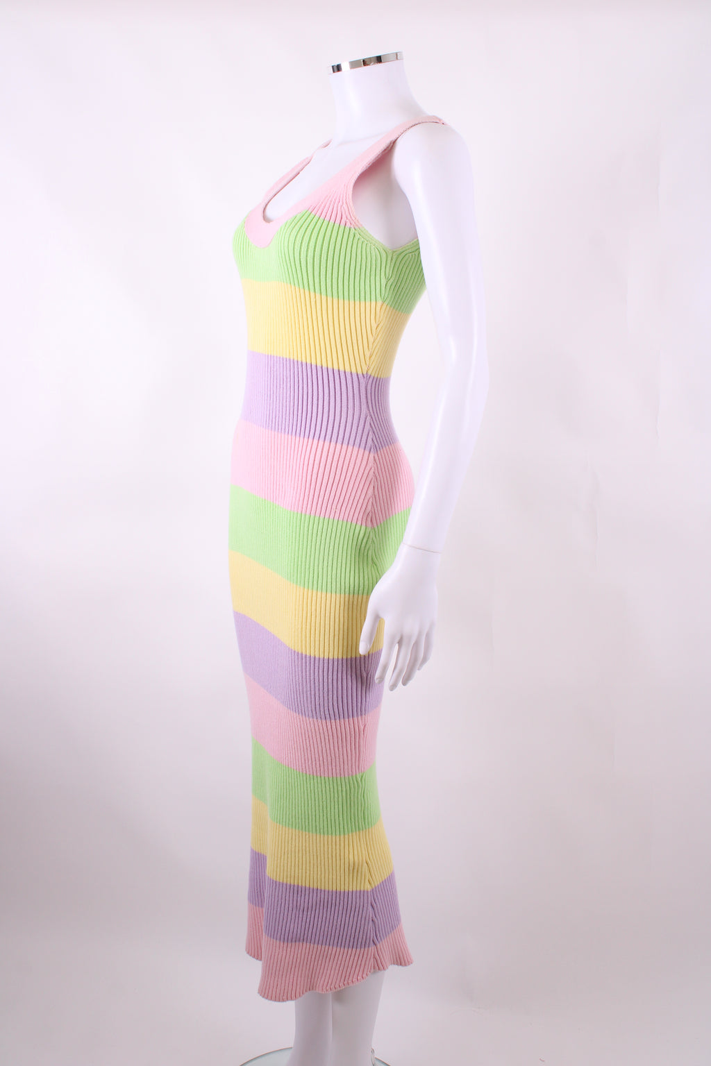 Olivia Rubin Knitted Bodycon Maxi Dress Multicolour XS