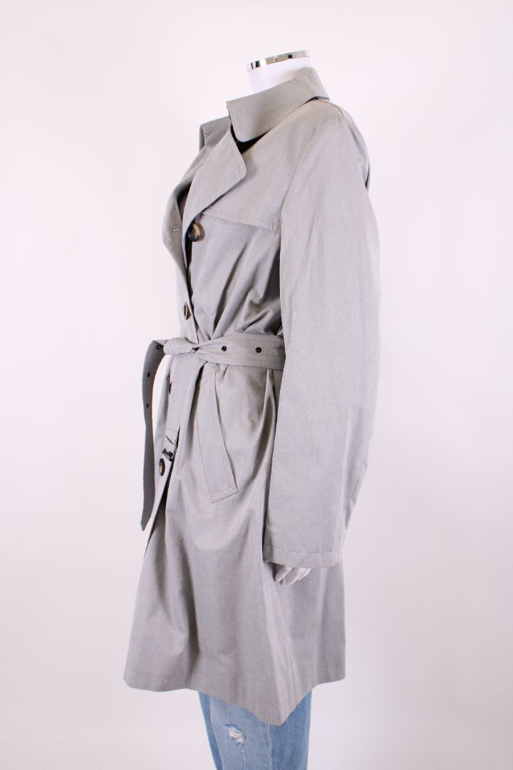 Burberry Mac Coat Grey 14