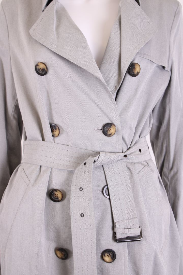 Burberry Mac Coat Grey 14