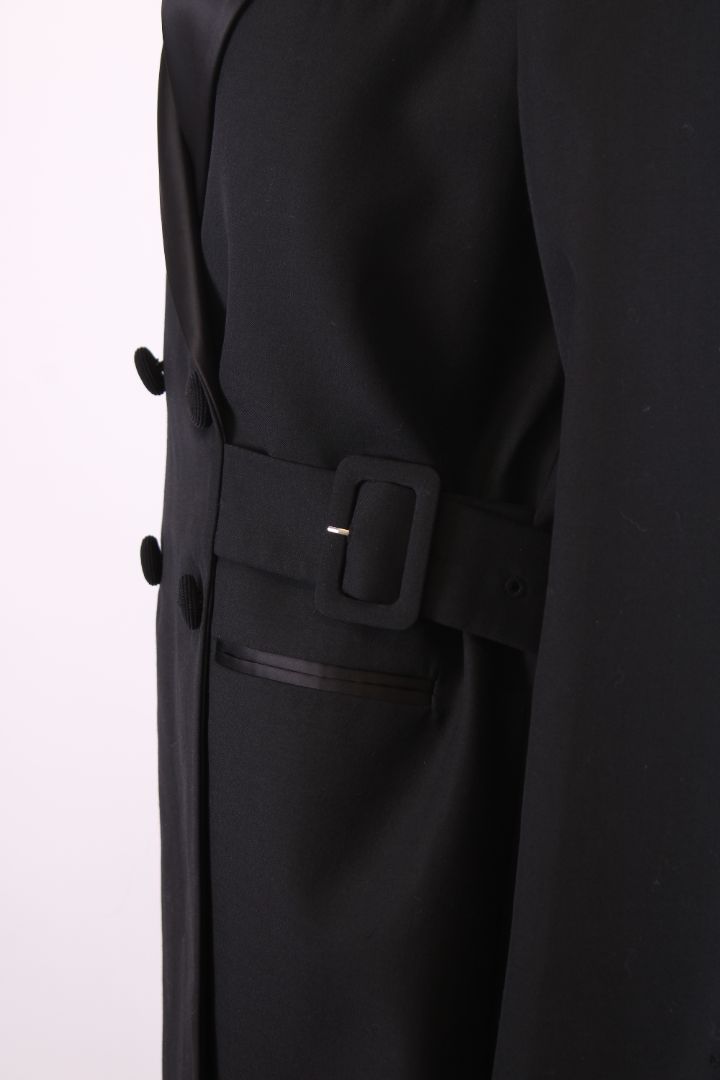 Self Portrait Lace Trim Blazer Dress Black 12