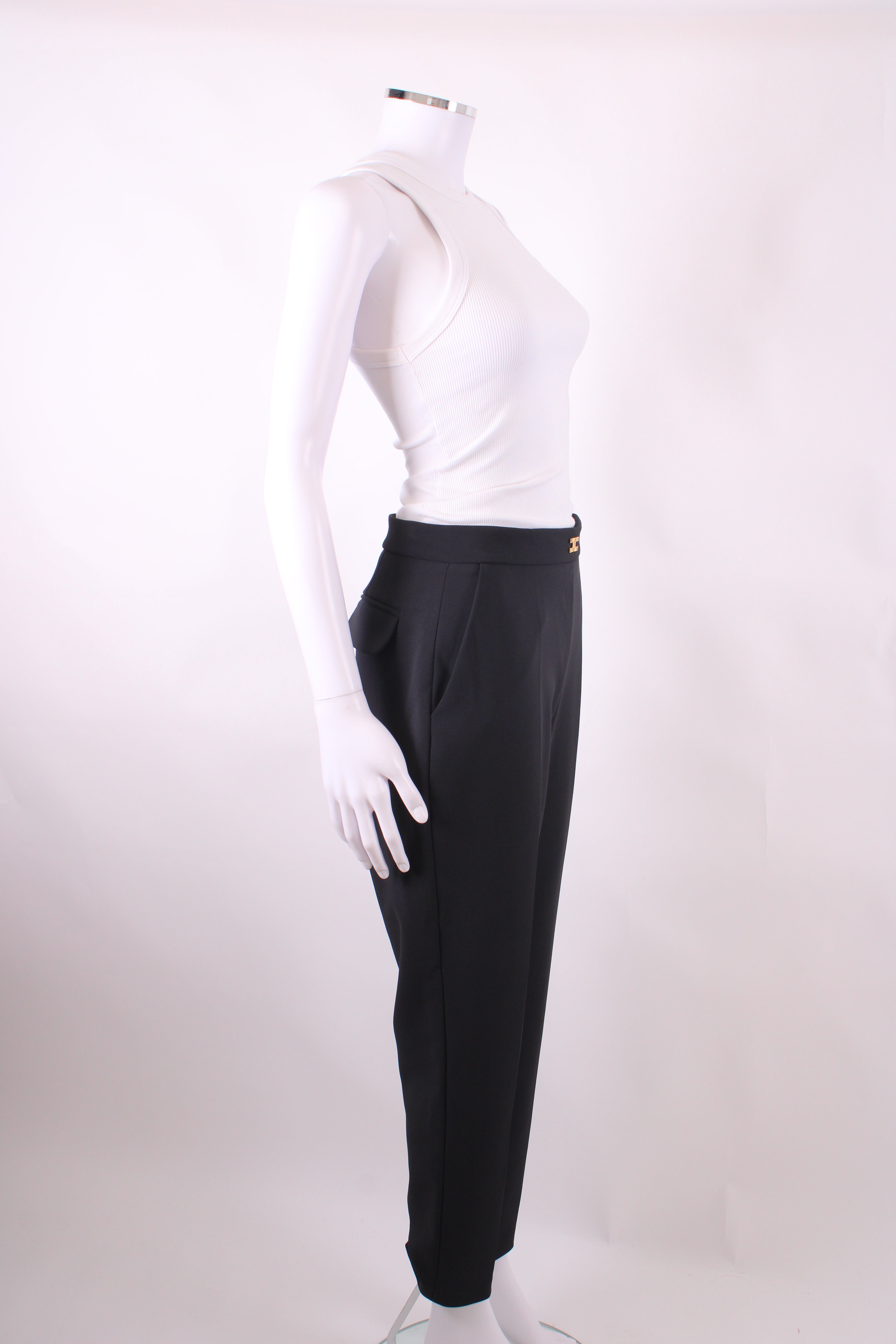 Elisabetta Franchi Tailored Trousers Black 12