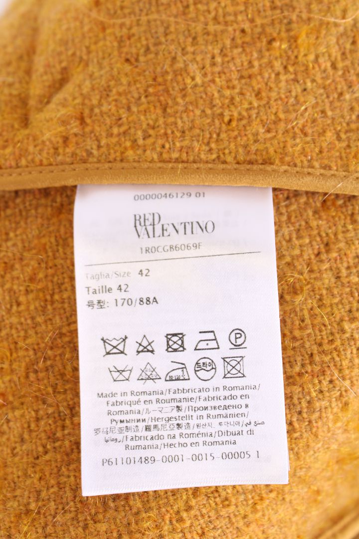 Red Valentino Trench Mustard 10