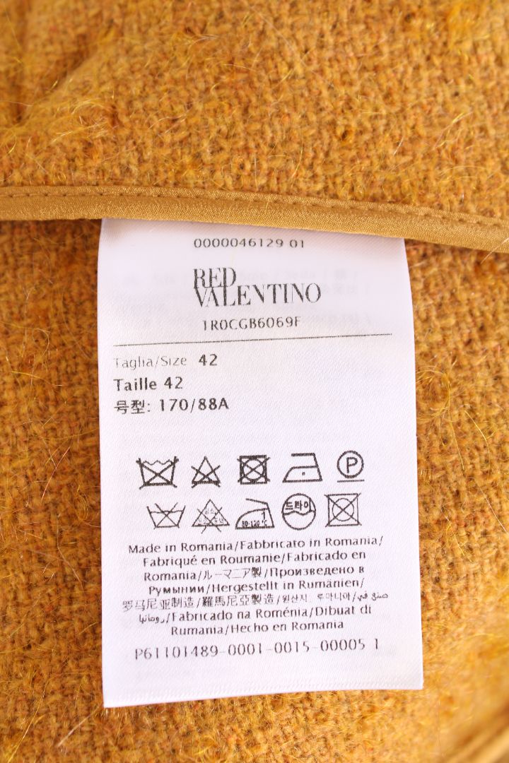 Red Valentino Trench Mustard 10