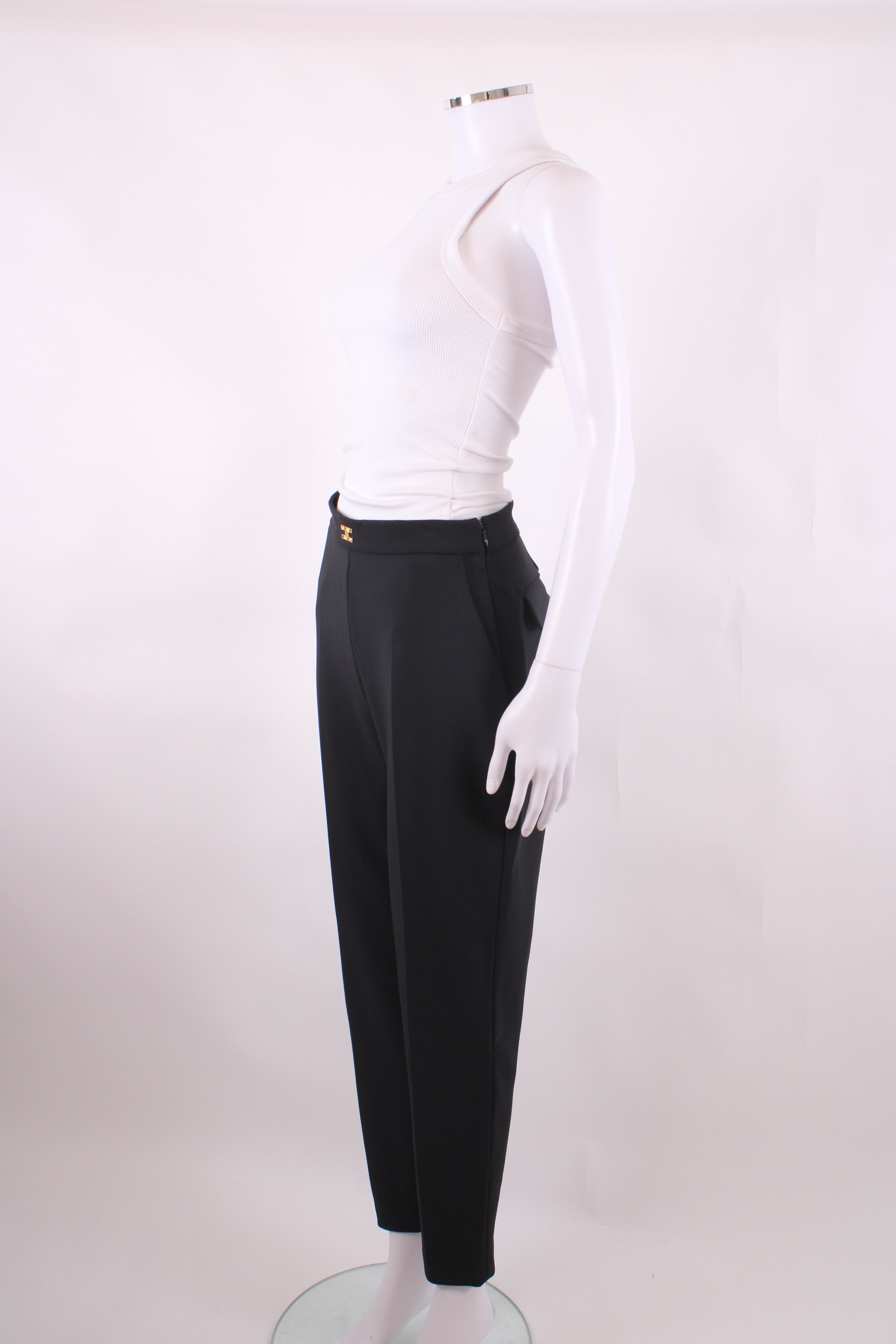 Elisabetta Franchi Tailored Trousers Black 12
