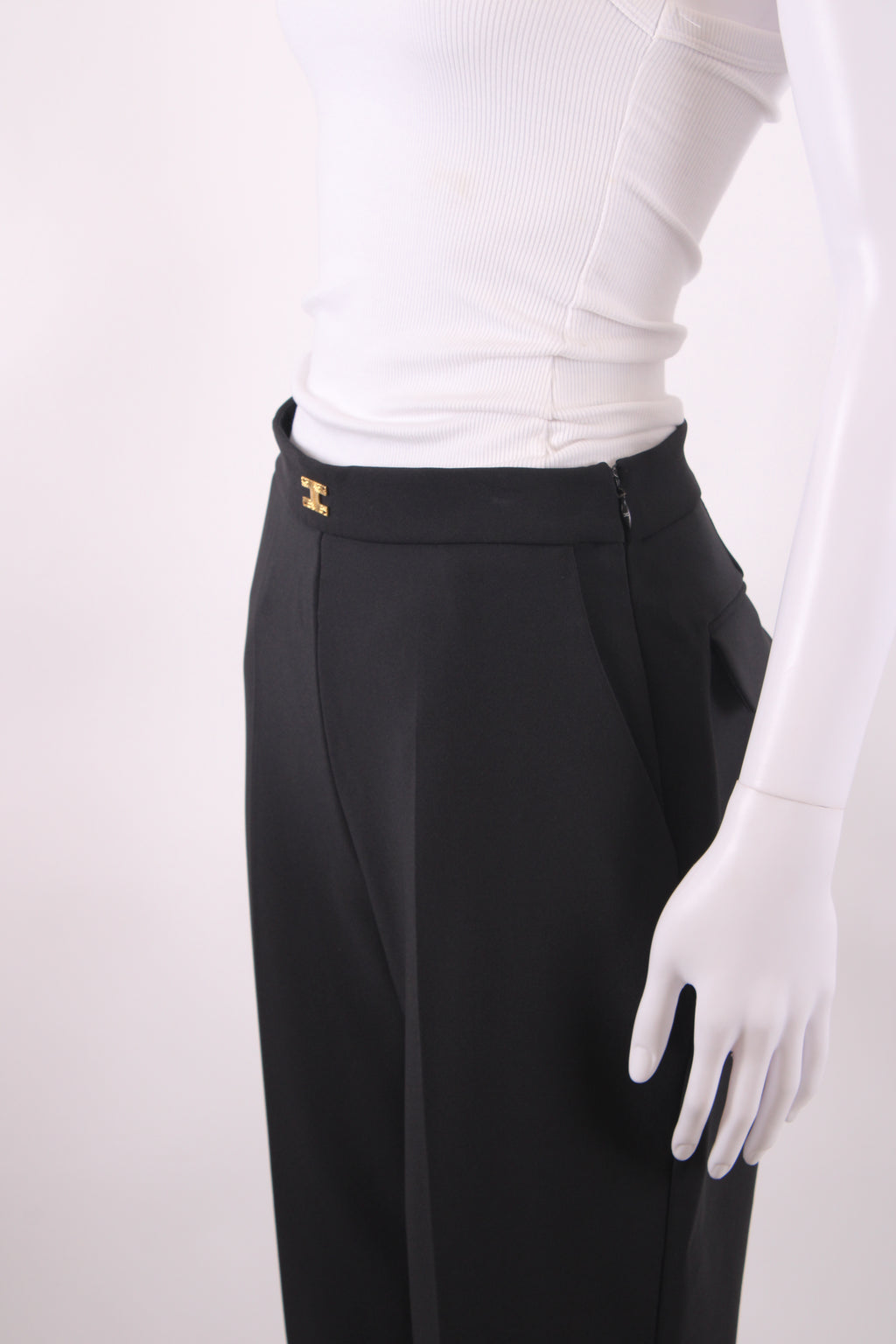 Elisabetta Franchi Tailored Trousers Black 12