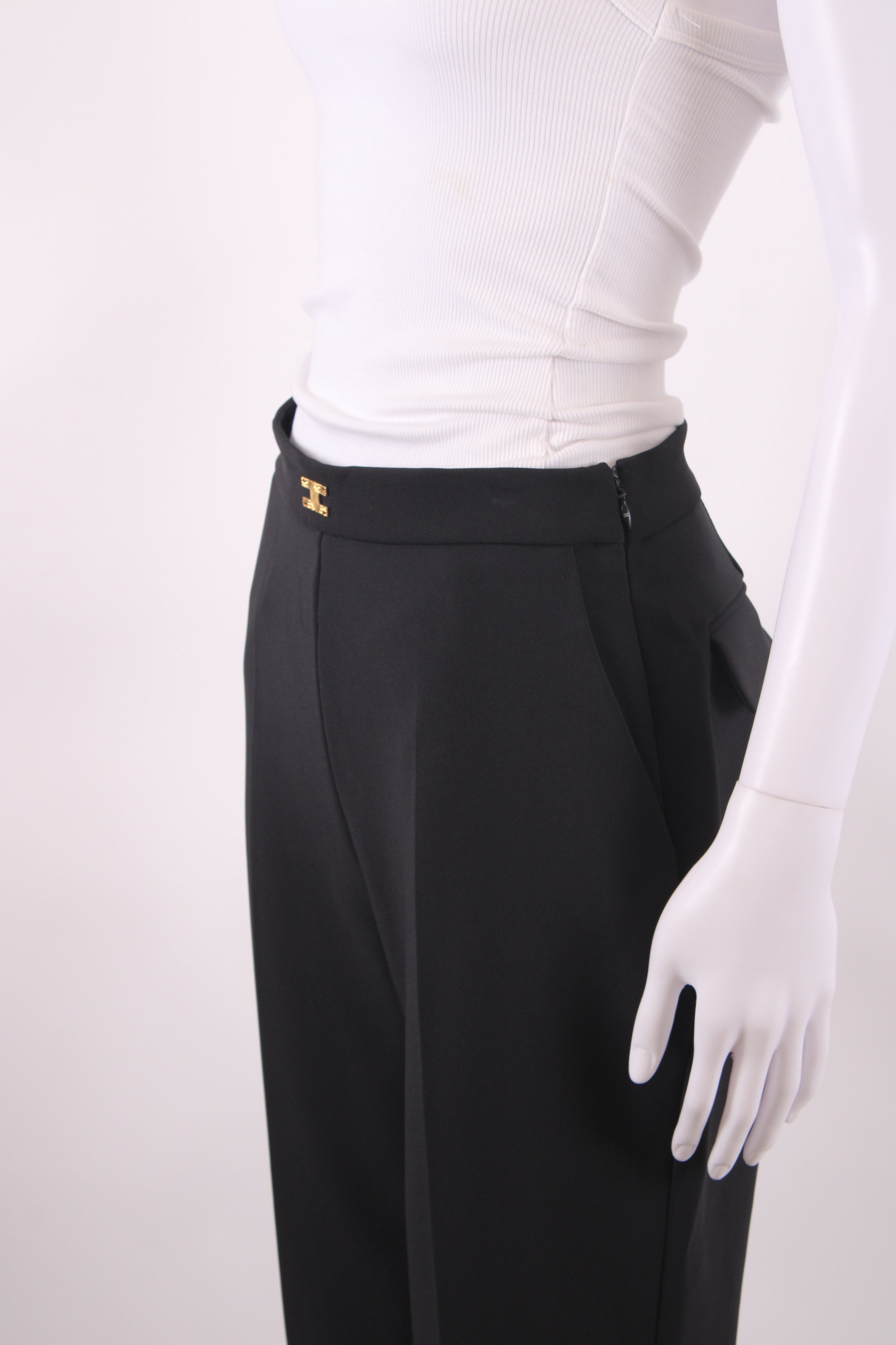 Elisabetta Franchi Tailored Trousers Black 12