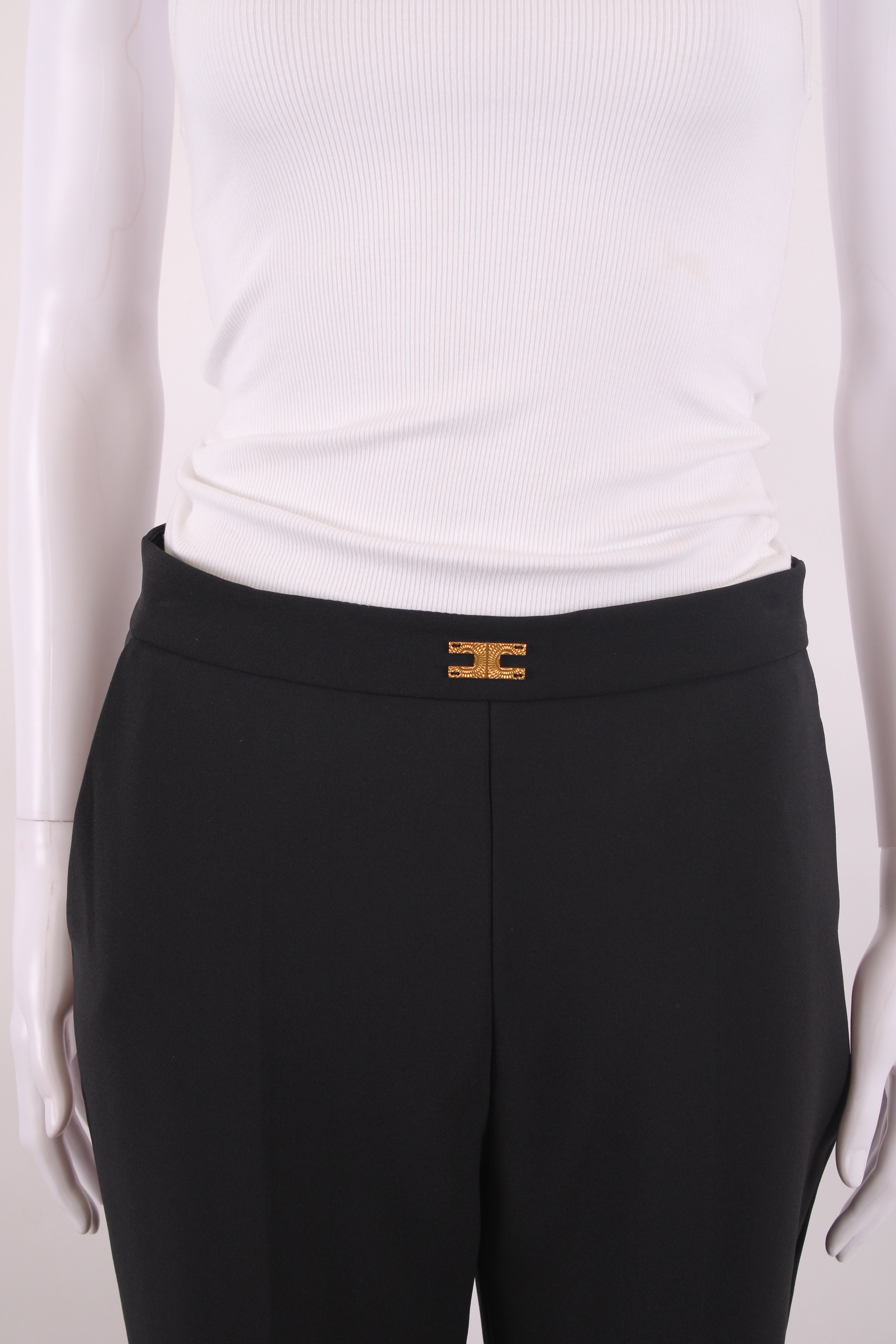 Elisabetta Franchi Tailored Trousers Black 12