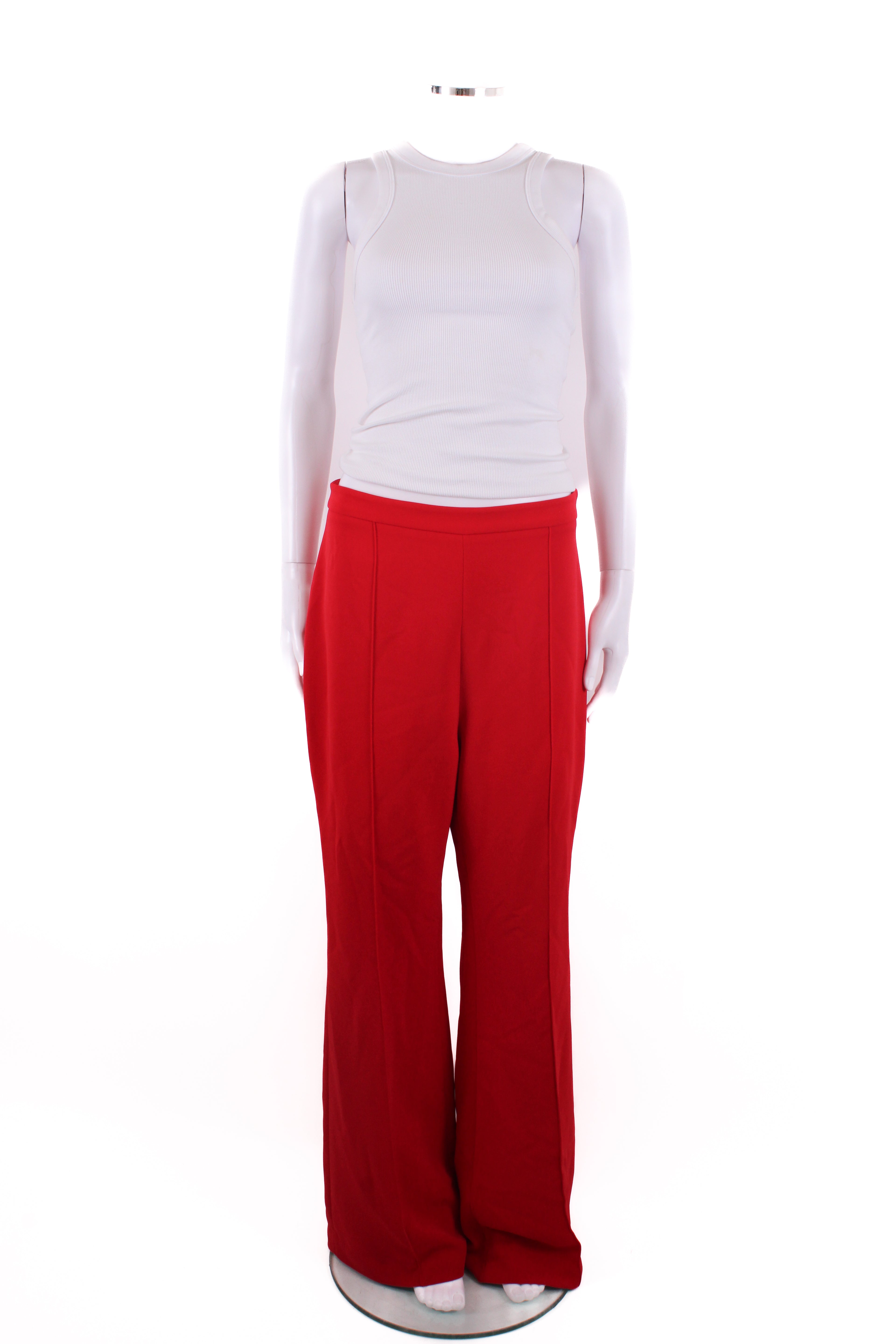 Nadine Merabi Flare Trousers Red 12