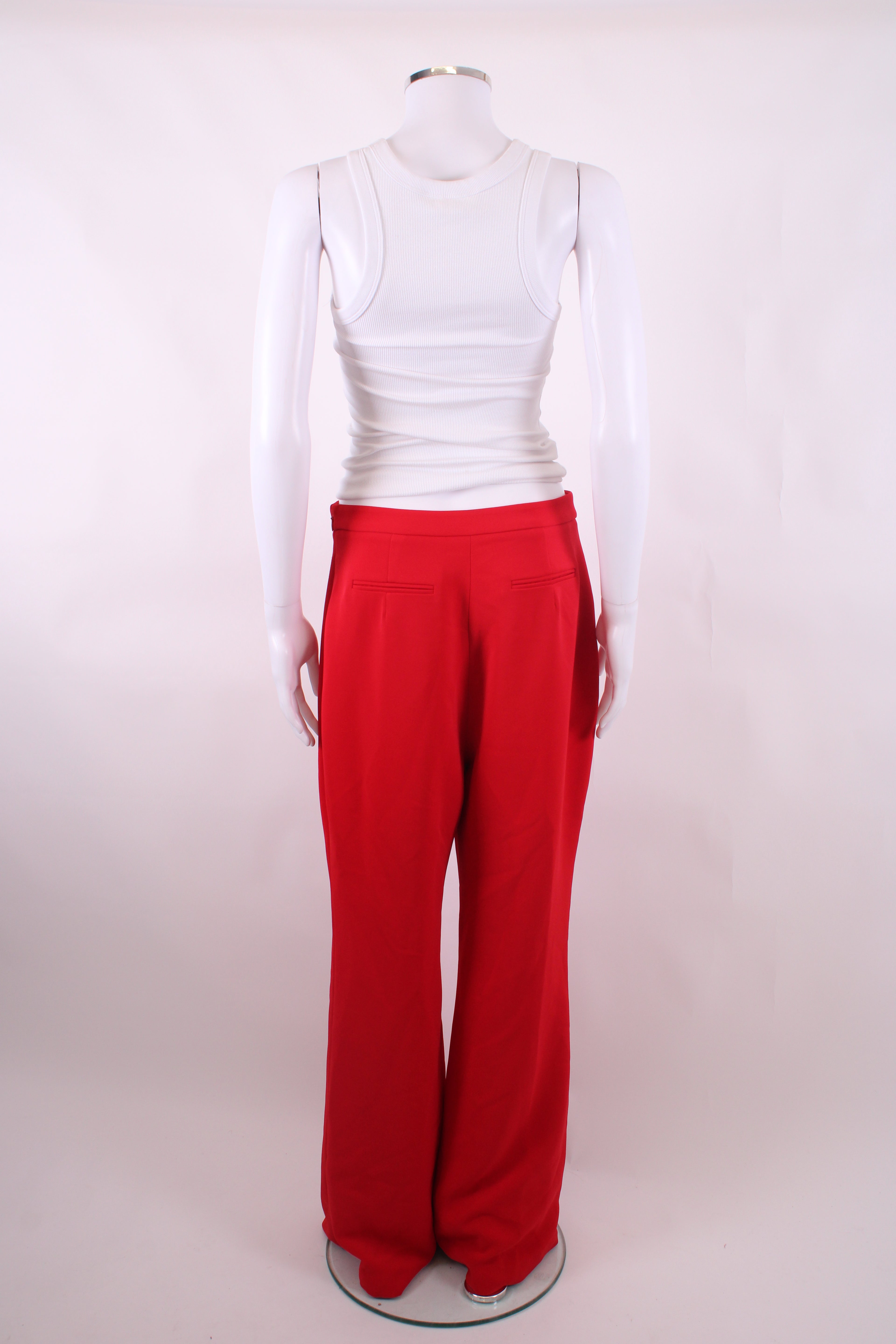 Nadine Merabi Flare Trousers Red 12