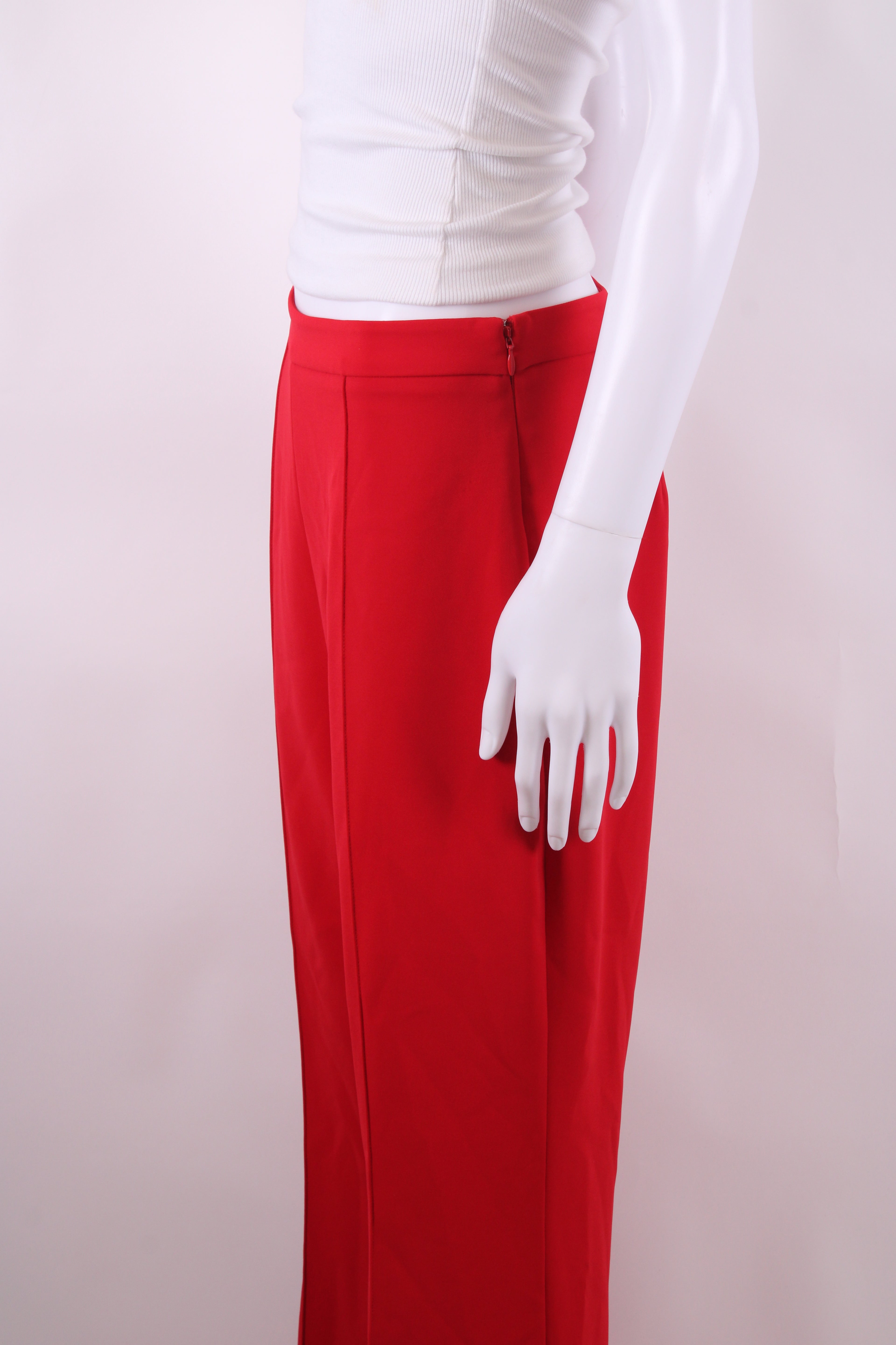 Nadine Merabi Flare Trousers Red 12