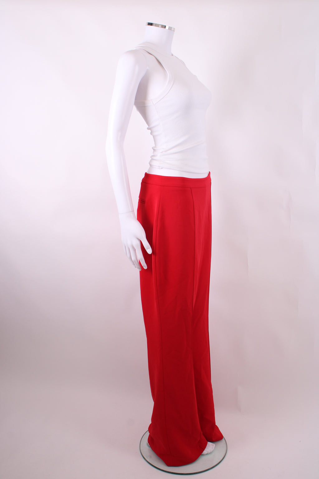 Nadine Merabi Flare Trousers Red 12