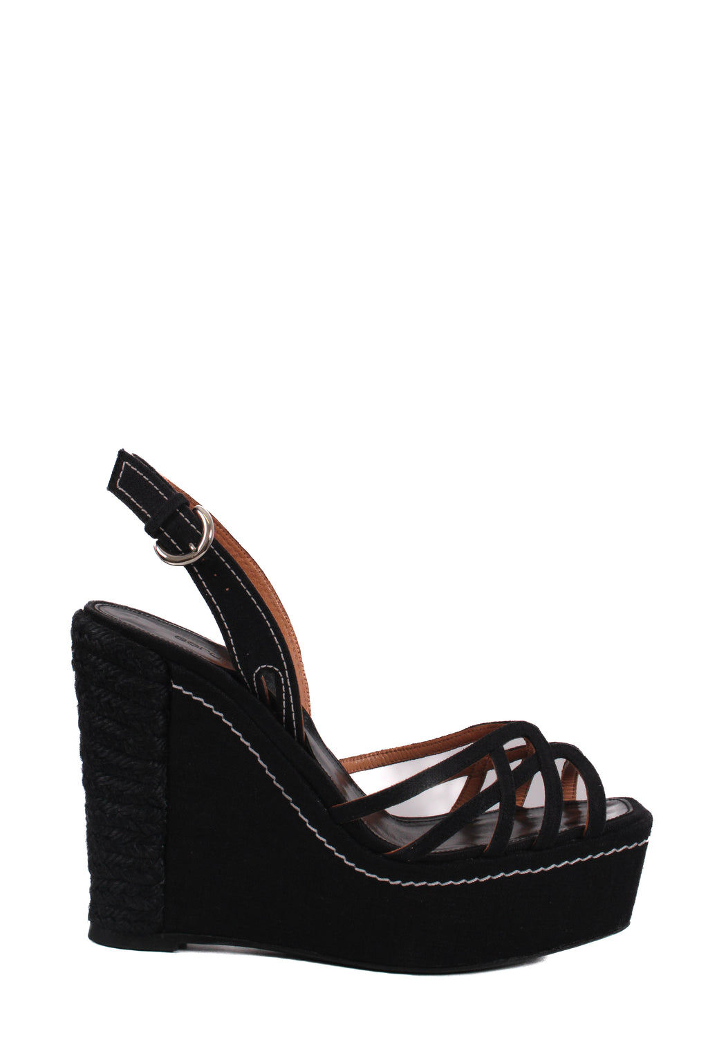 Sergio Rossi Rope Detail Wedges Black 38