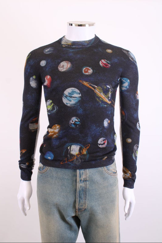 Louis Vuitton Space Print Jumper Multicoloured XS