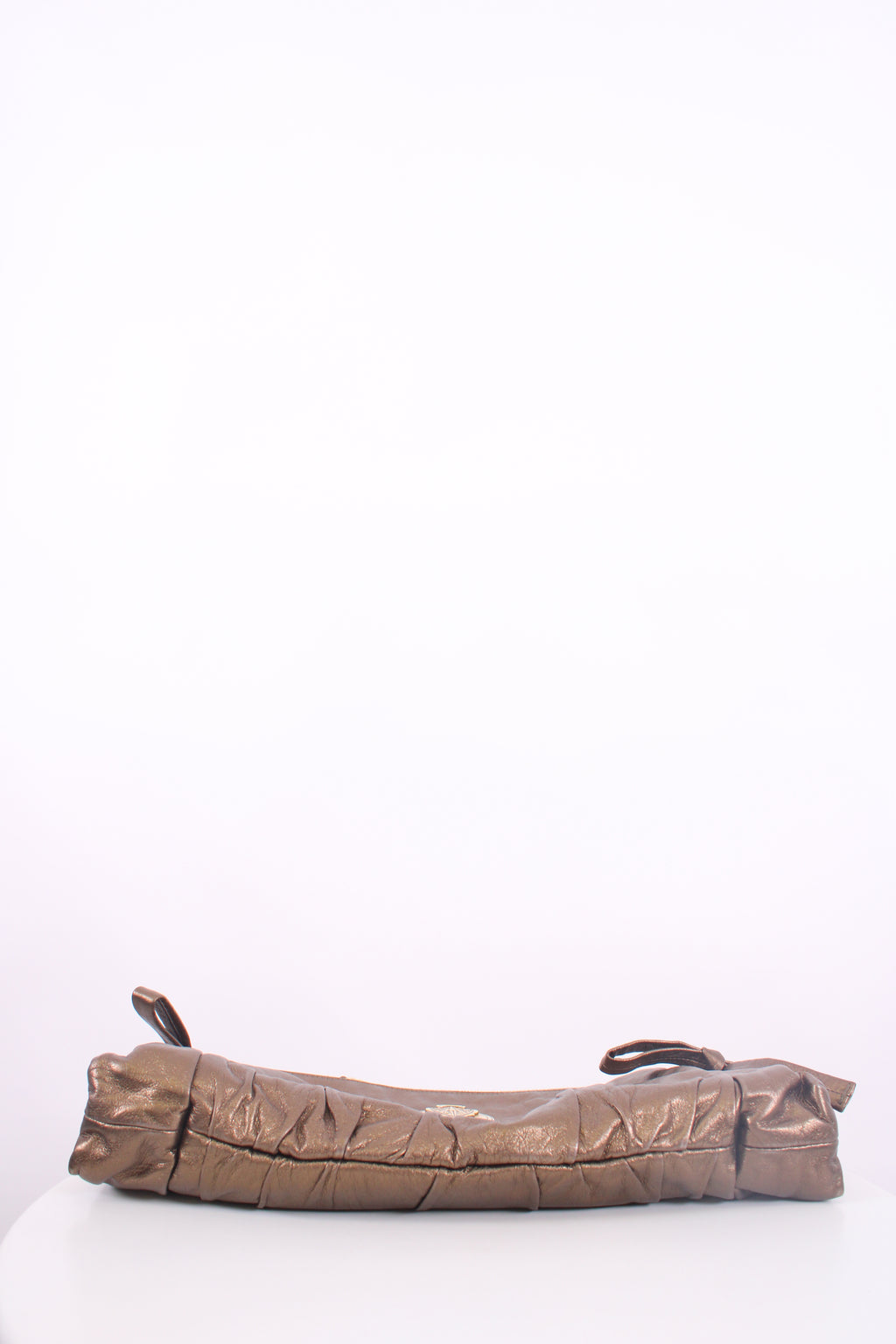 Gucci Hysteria Metallic Clutch Bronze