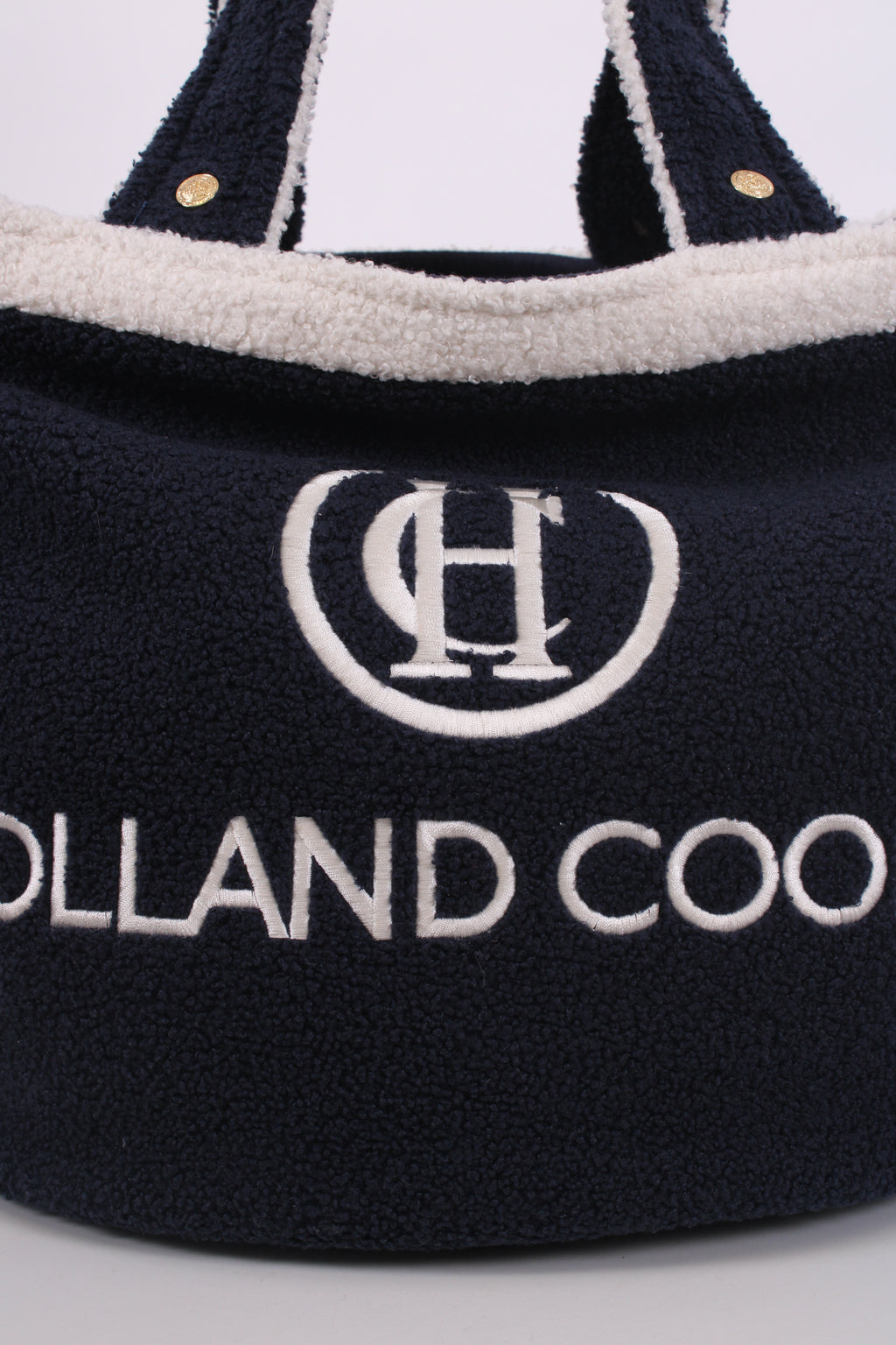 HOLLAND COOPER Towelling Tote Bag Navy