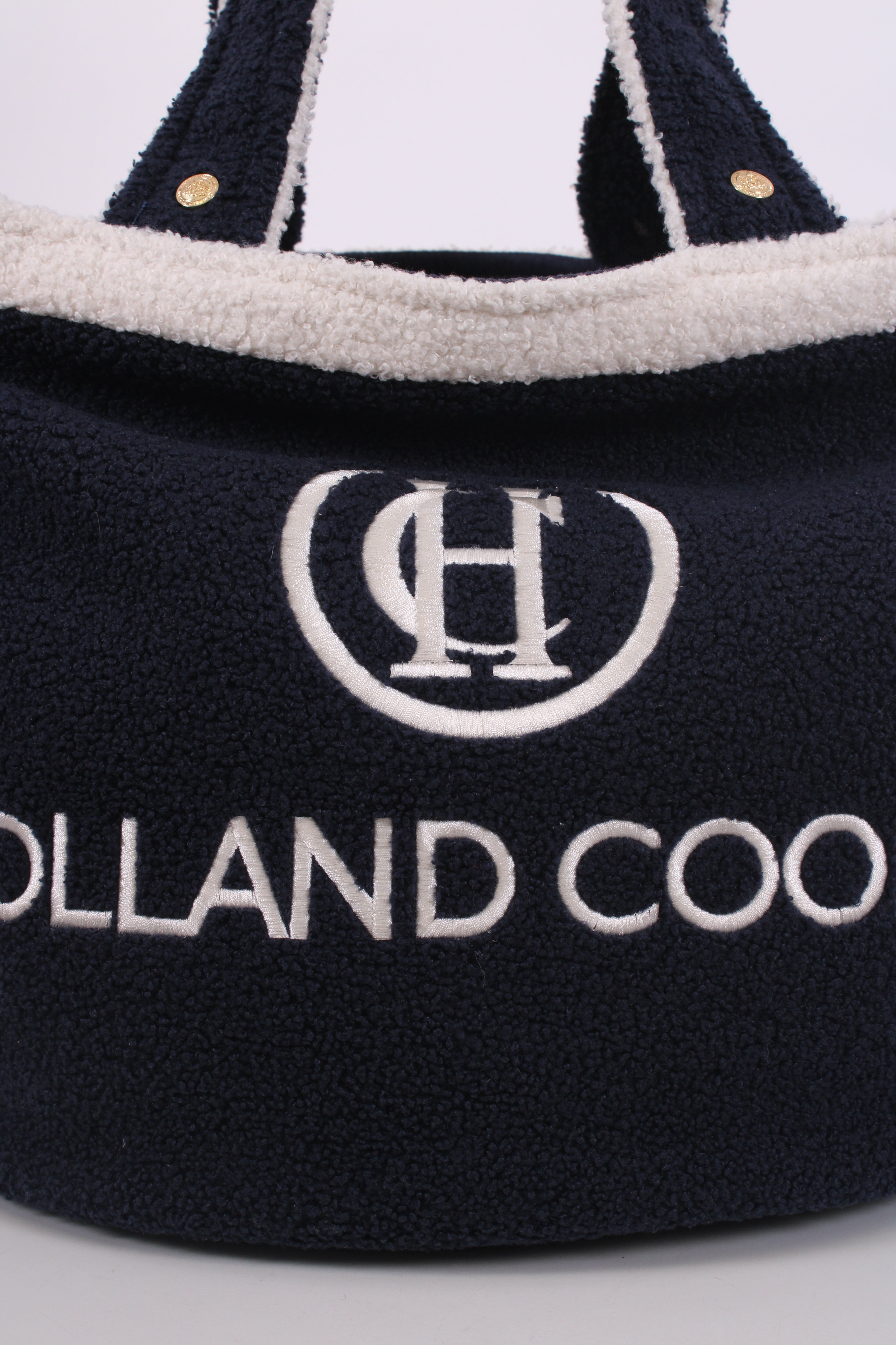 HOLLAND COOPER Towelling Tote Bag Navy