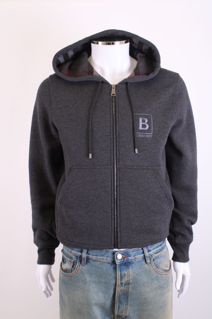 Burberry L/S Logo Hoodie Grey S