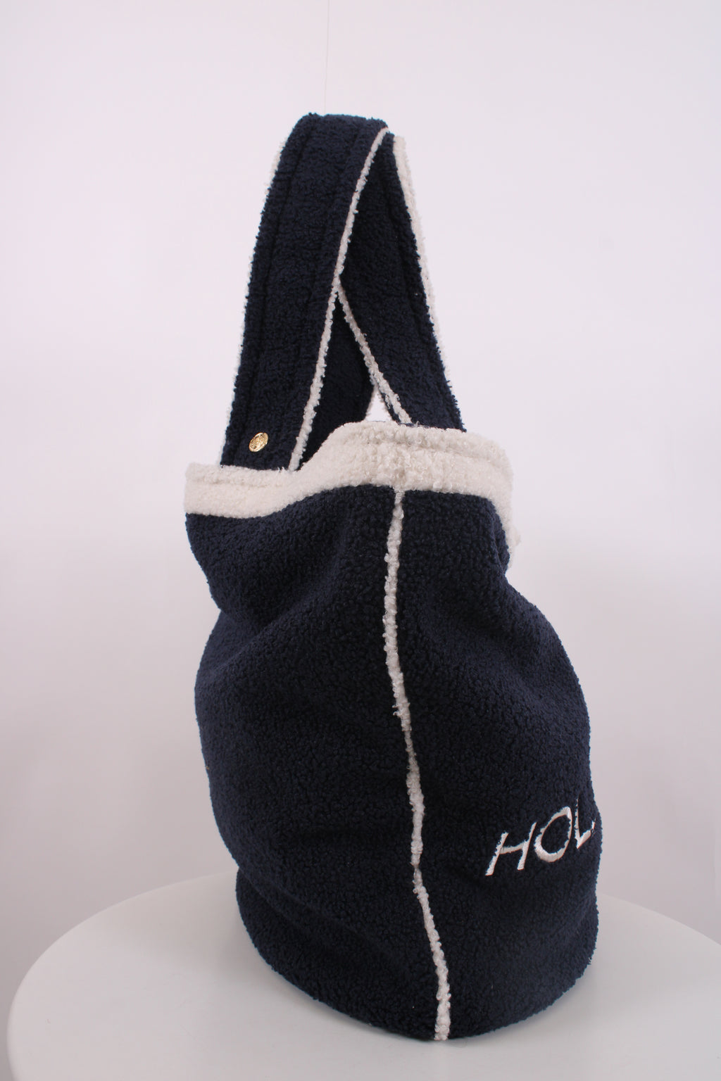 HOLLAND COOPER Towelling Tote Bag Navy
