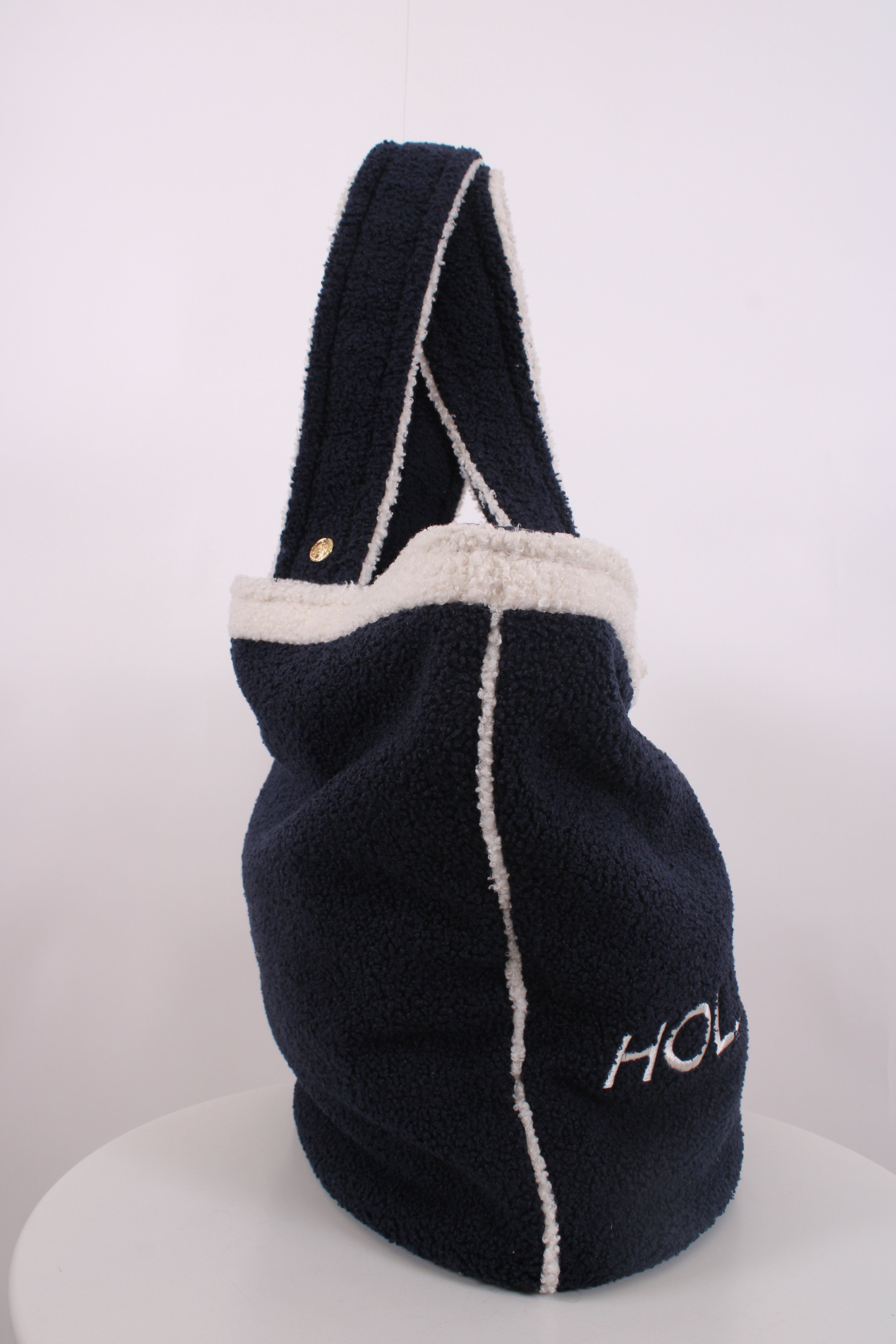 HOLLAND COOPER Towelling Tote Bag Navy