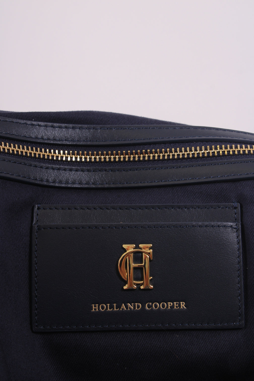 HOLLAND COOPER Towelling Tote Bag Navy