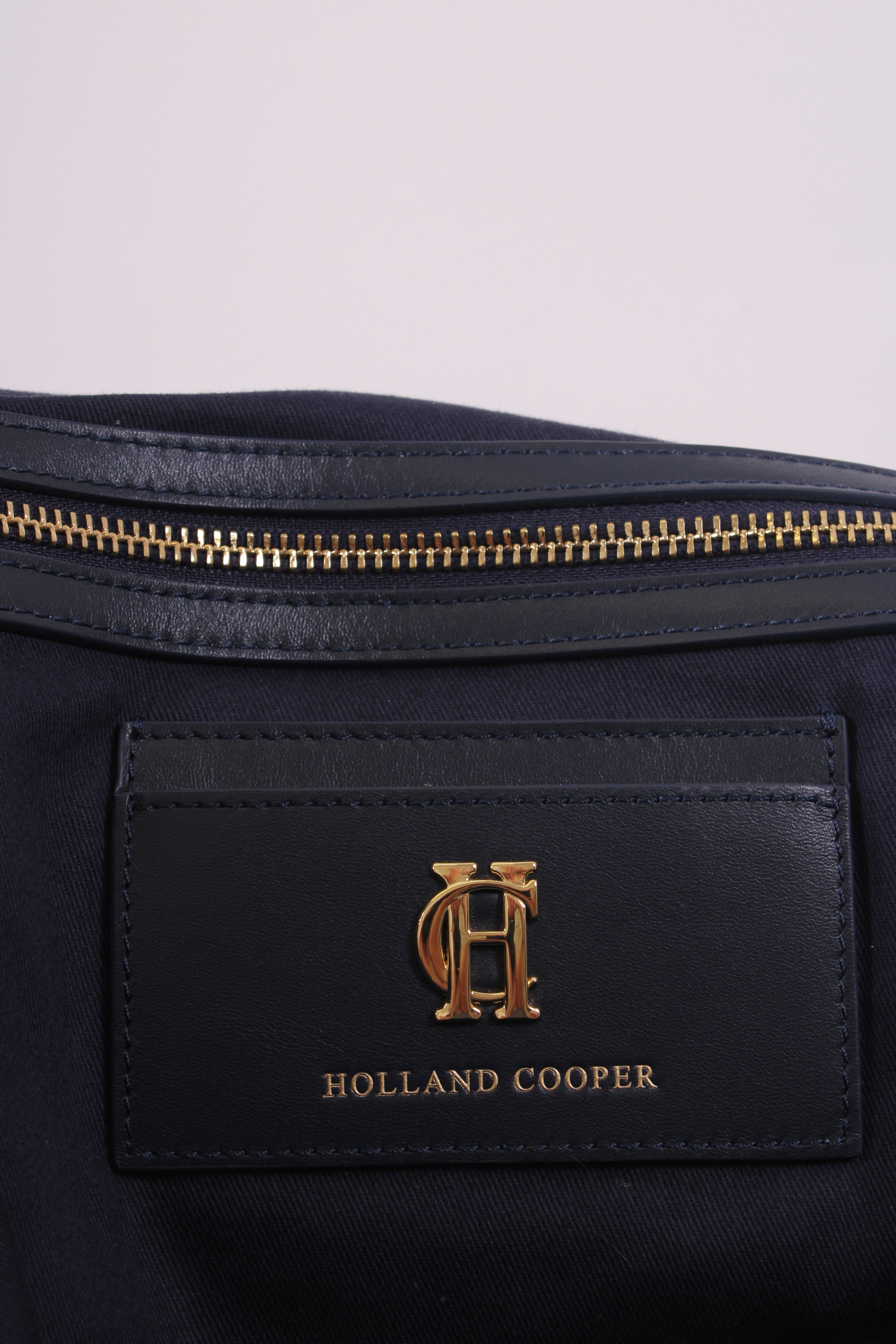 HOLLAND COOPER Towelling Tote Bag Navy