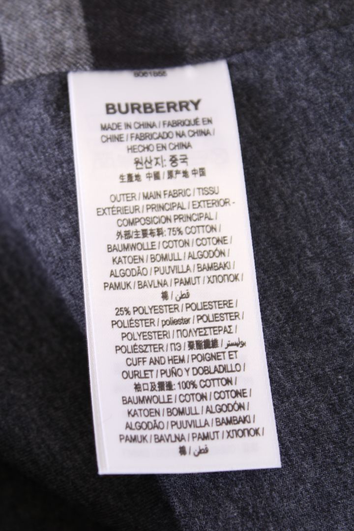 Burberry L/S Logo Hoodie Grey S