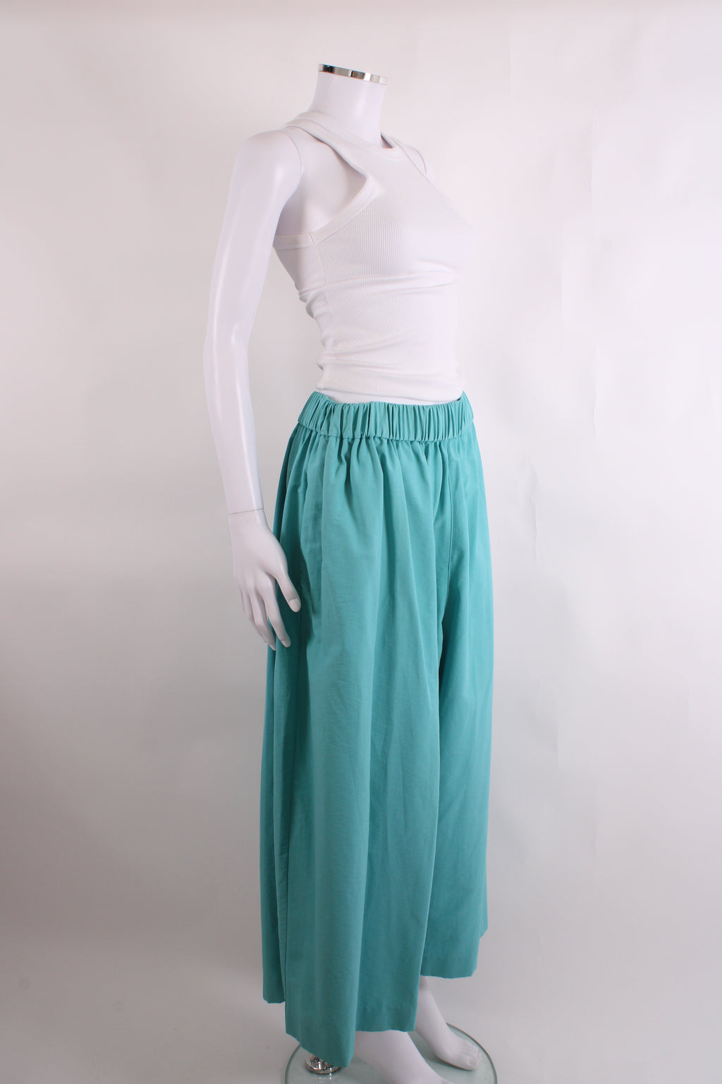 Acne Studios Nubia Archive Wide Leg Trousers Teal 42